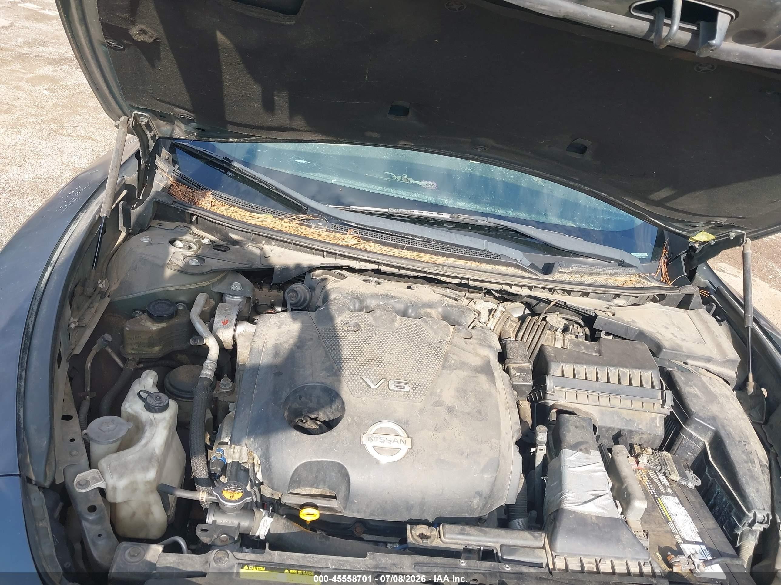 2011 Nissan Maxima 3.5 Sv Gray vin: 1N4AA5AP3BC834958