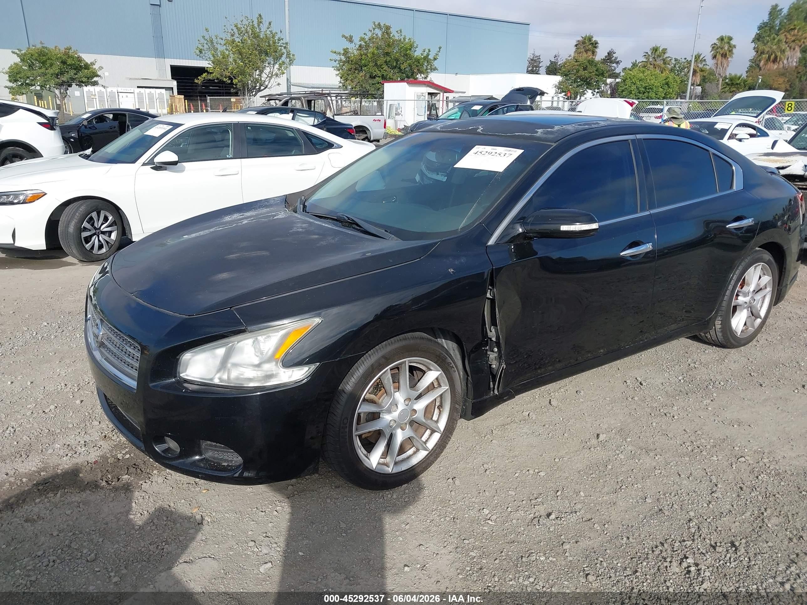 2011 Nissan Maxima 3.5 Sv Black vin: 1N4AA5AP3BC837455