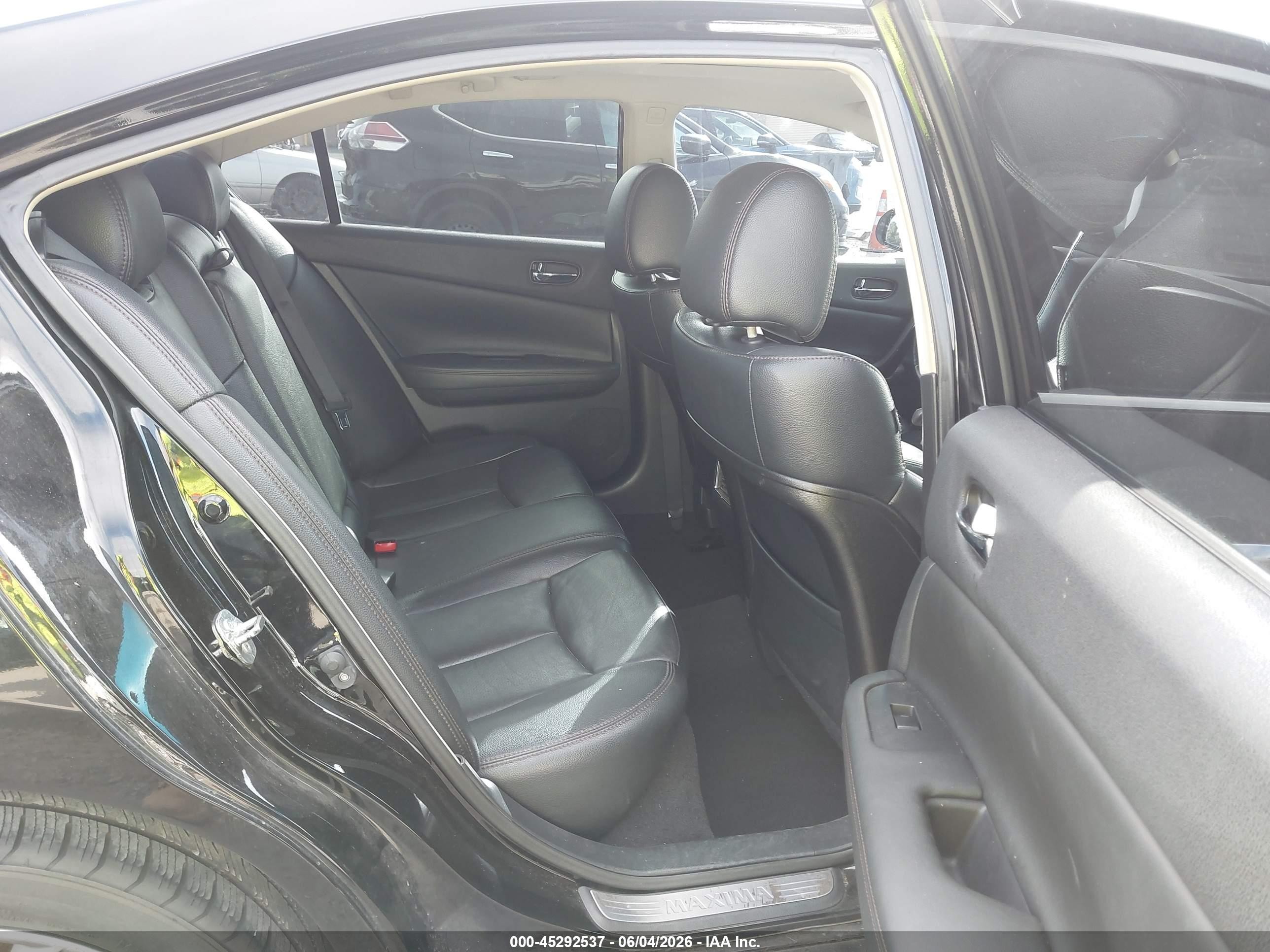 2011 Nissan Maxima 3.5 Sv Black vin: 1N4AA5AP3BC837455