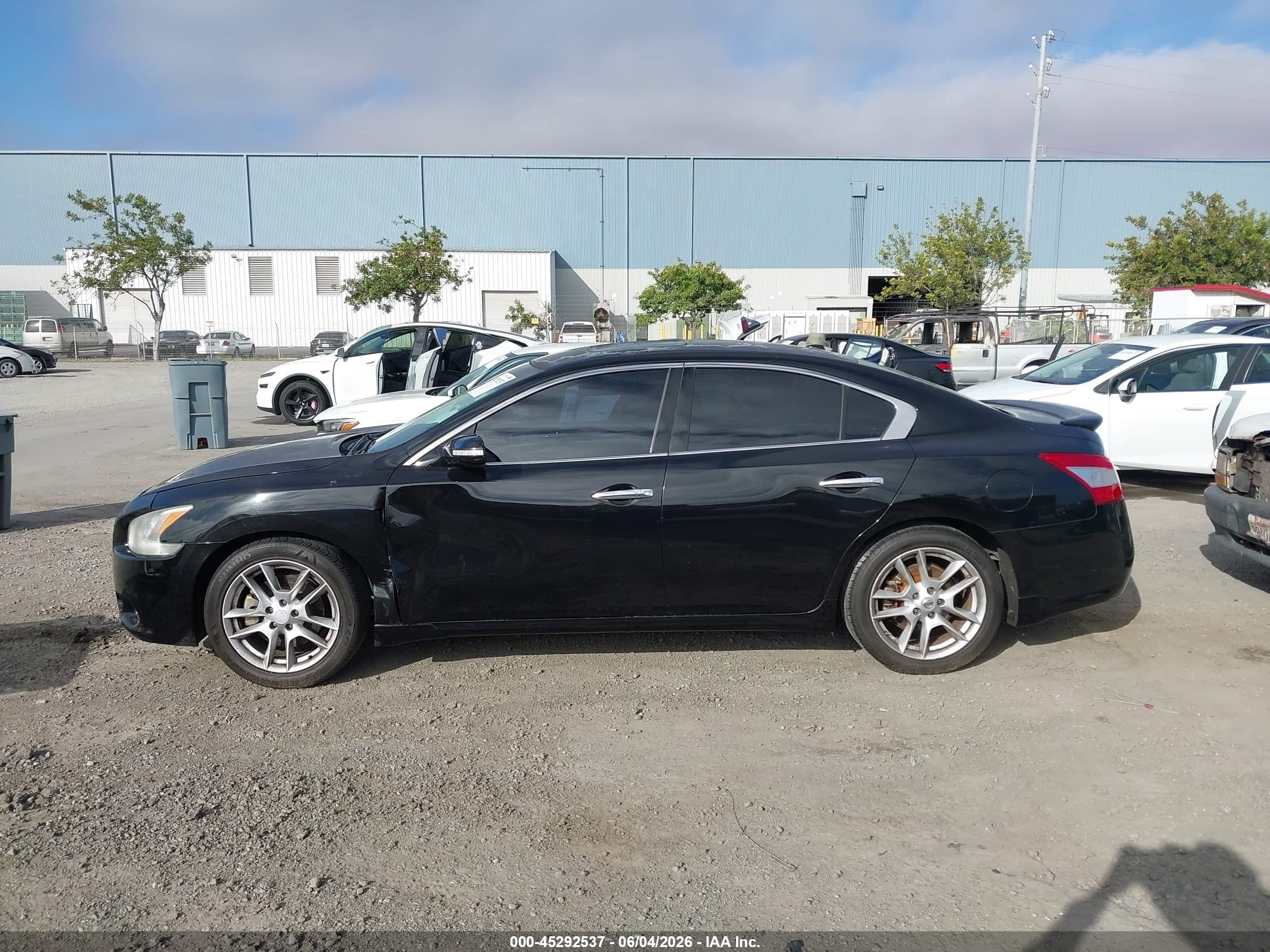 2011 Nissan Maxima 3.5 Sv Black vin: 1N4AA5AP3BC837455