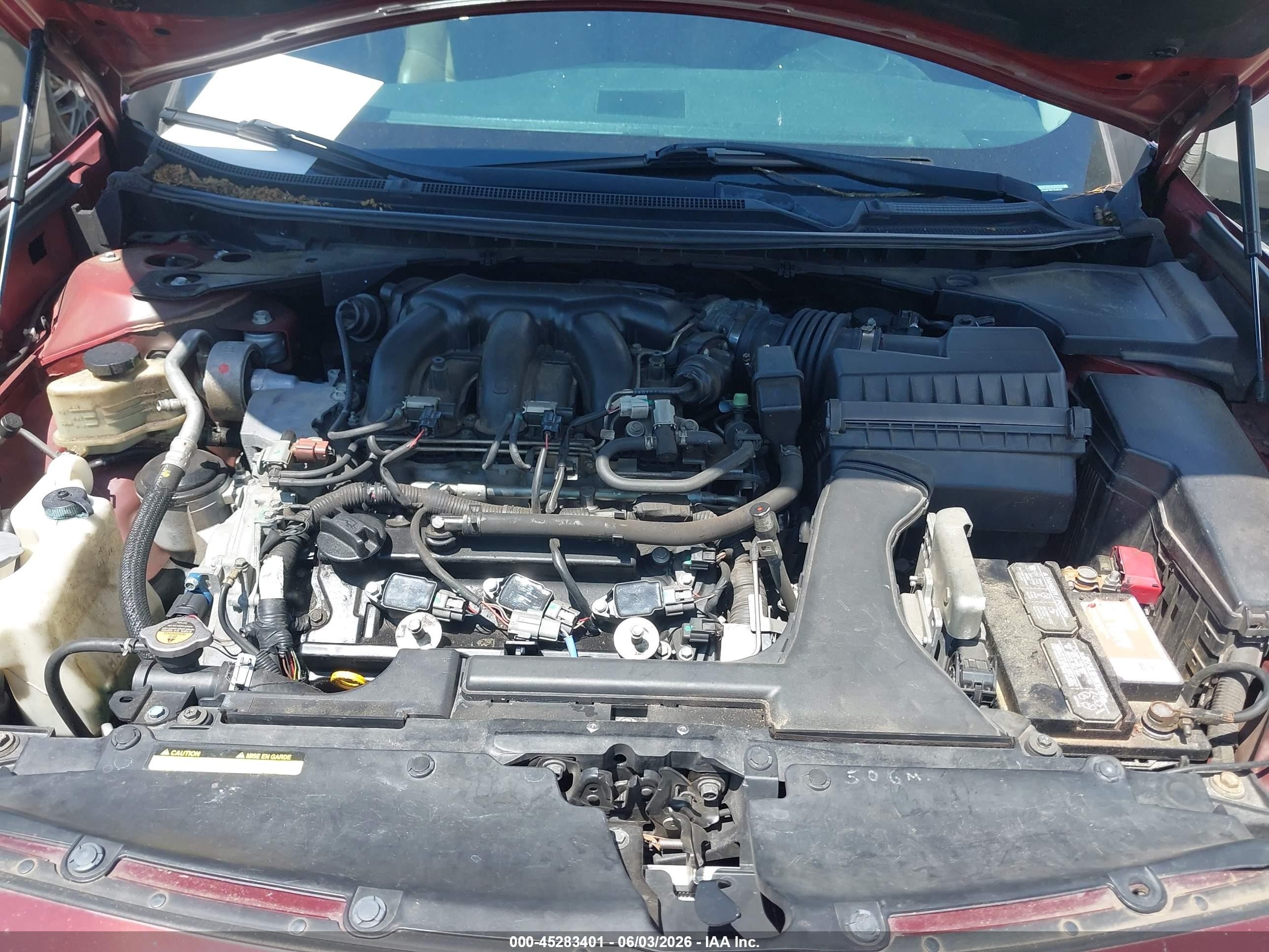 2011 Nissan Maxima 3.5 Sv Burgundy vin: 1N4AA5AP3BC839576