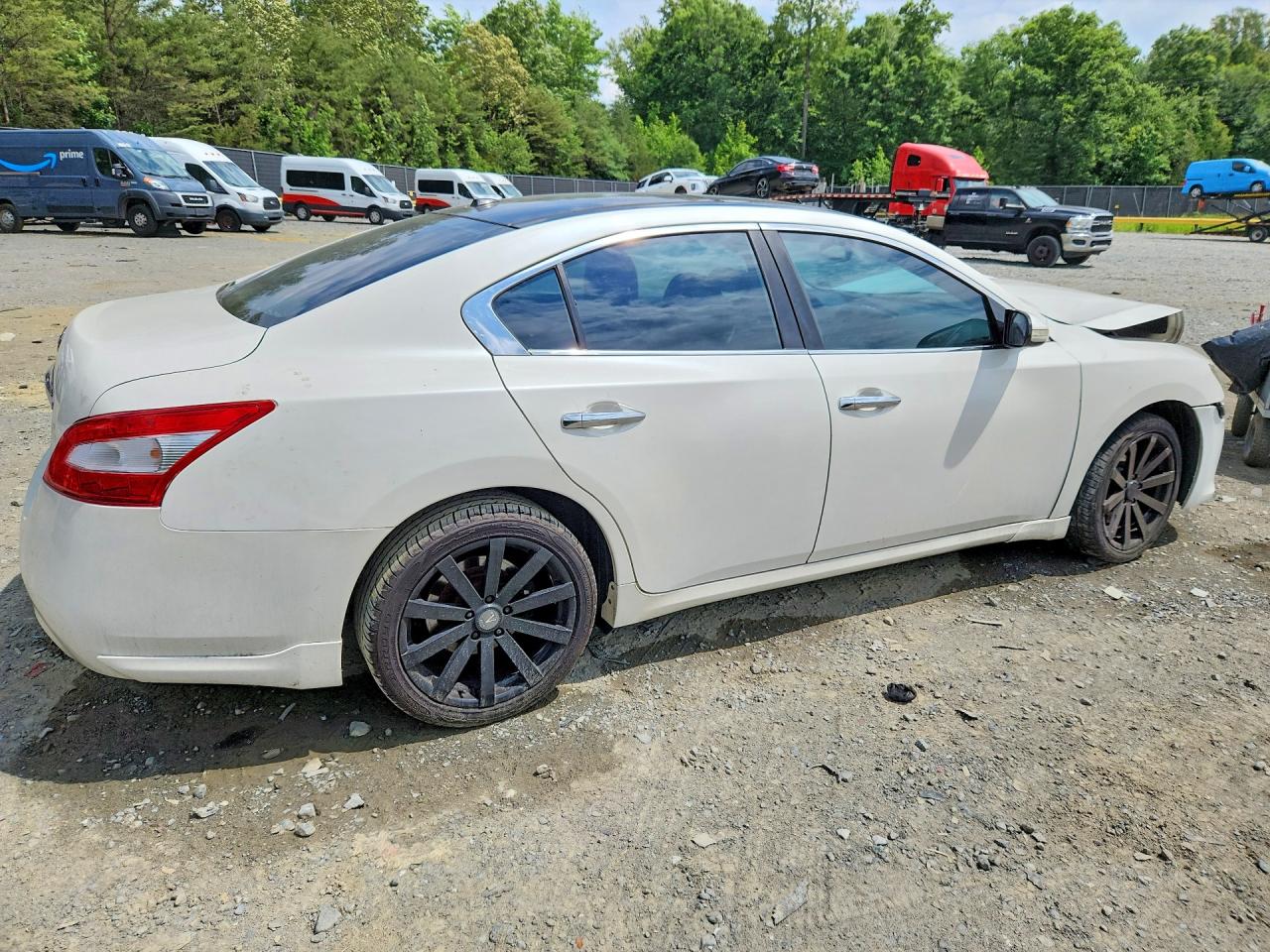 2011 Nissan Maxima 3.5 S White vin: 1N4AA5AP3BC846589