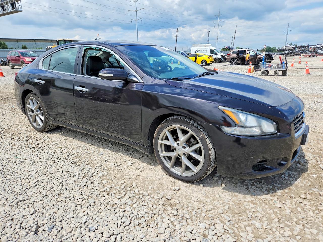 2011 Nissan Maxima 3.5 S Черный vin: 1N4AA5AP3BC849279