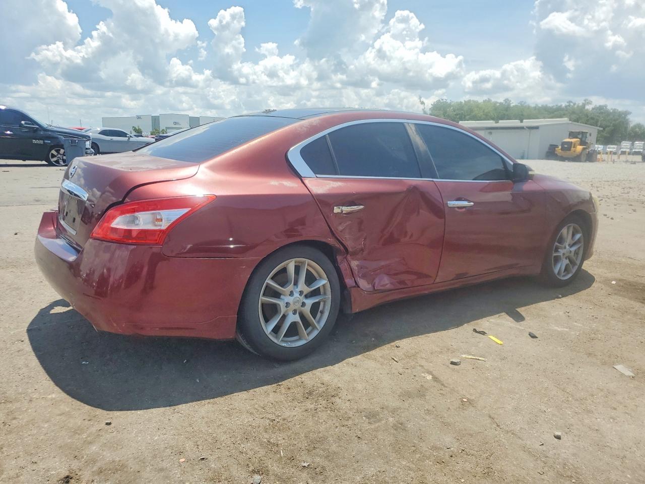 2011 Nissan Maxima S Темно-бордовый vin: 1N4AA5AP3BC850822