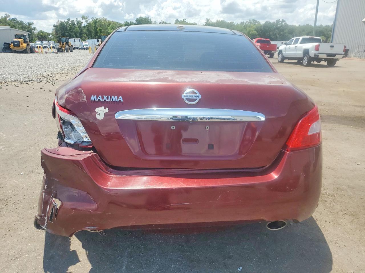 2011 Nissan Maxima S Темно-бордовый vin: 1N4AA5AP3BC850822