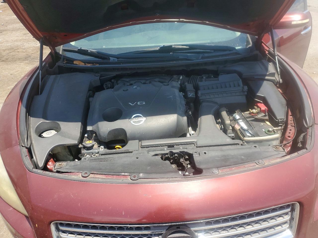 2011 Nissan Maxima S Темно-бордовый vin: 1N4AA5AP3BC850822