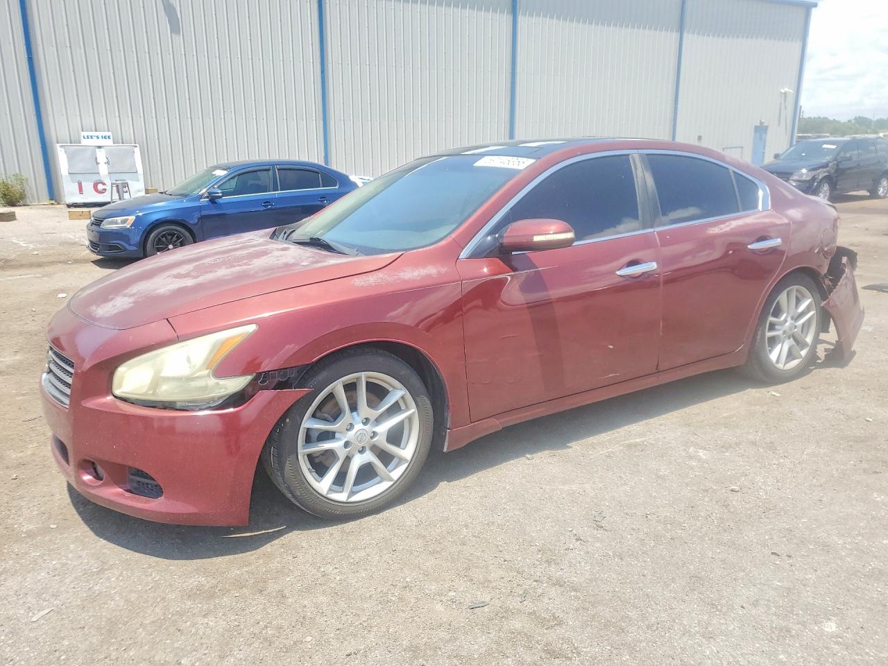 2011 Nissan Maxima S Темно-бордовый vin: 1N4AA5AP3BC850822