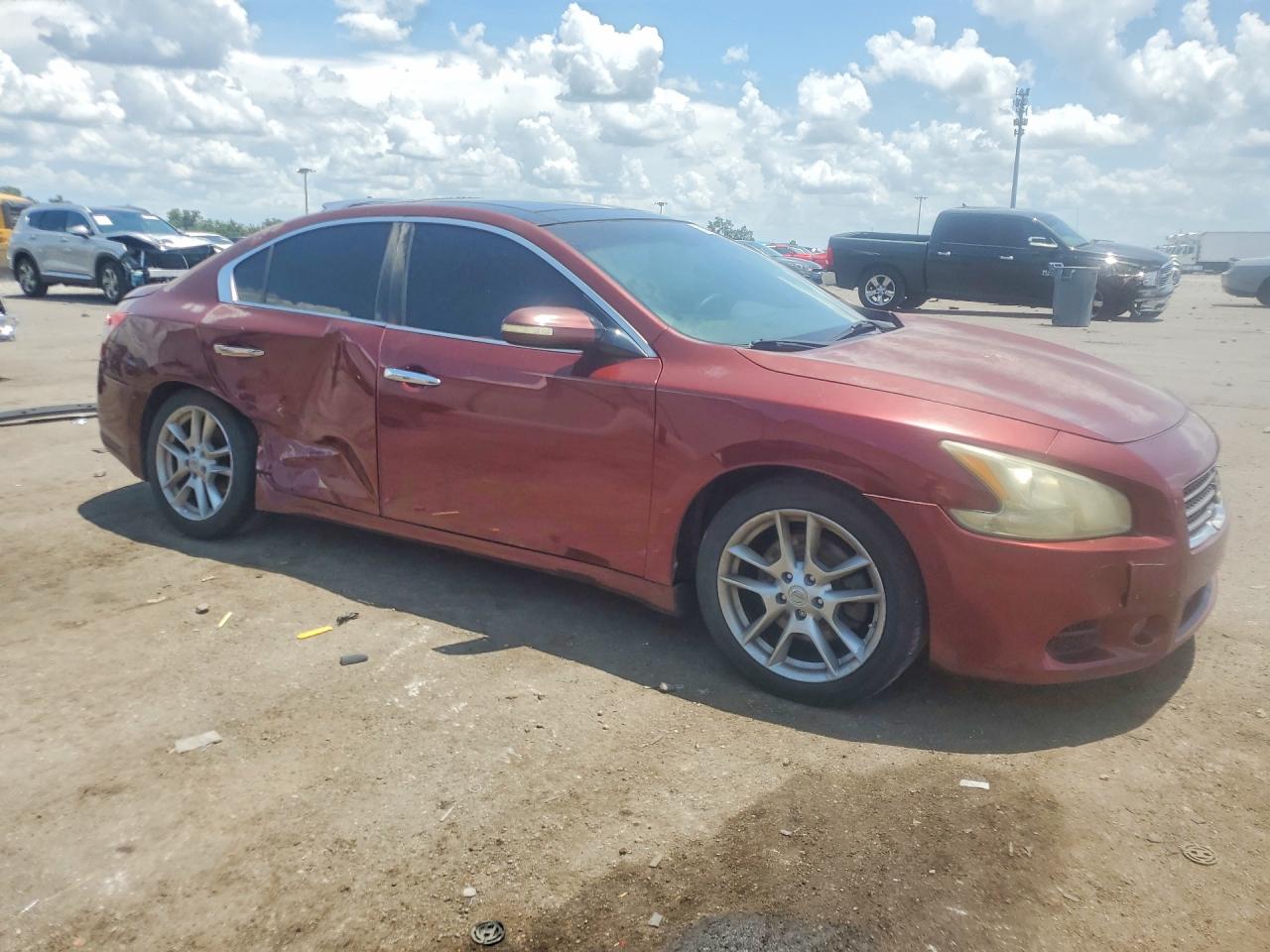2011 Nissan Maxima S Темно-бордовый vin: 1N4AA5AP3BC850822