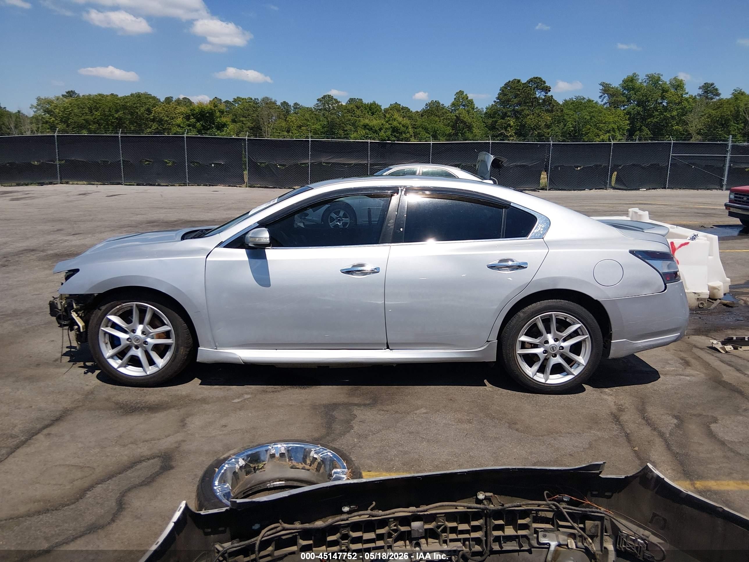 2011 Nissan Maxima 3.5 Sv Gray vin: 1N4AA5AP3BC858094