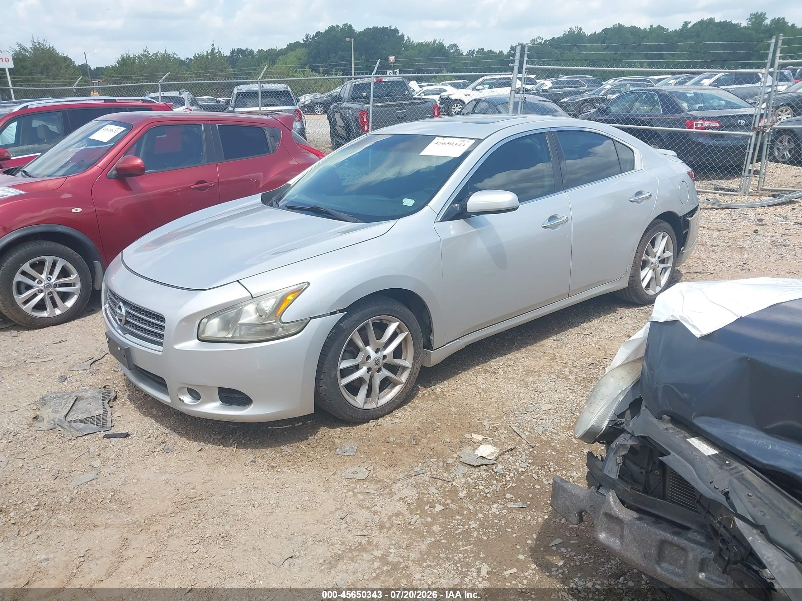2011 Nissan Maxima 3.5 S Silver vin: 1N4AA5AP3BC858158