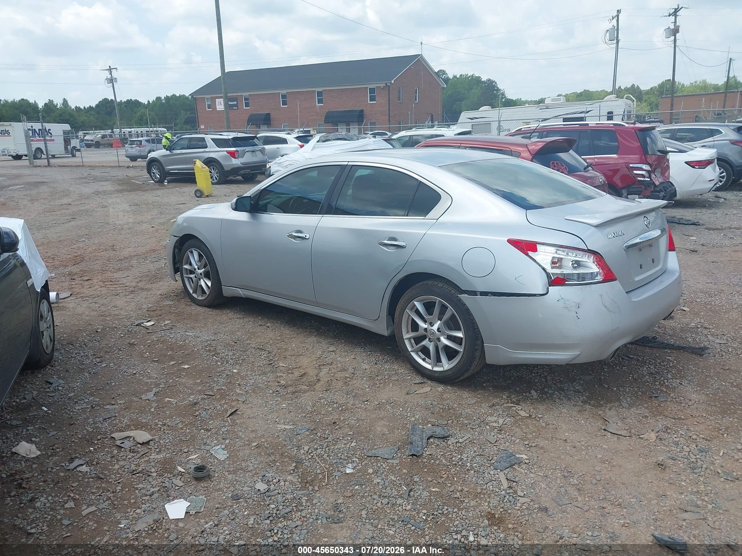 2011 Nissan Maxima 3.5 S Silver vin: 1N4AA5AP3BC858158