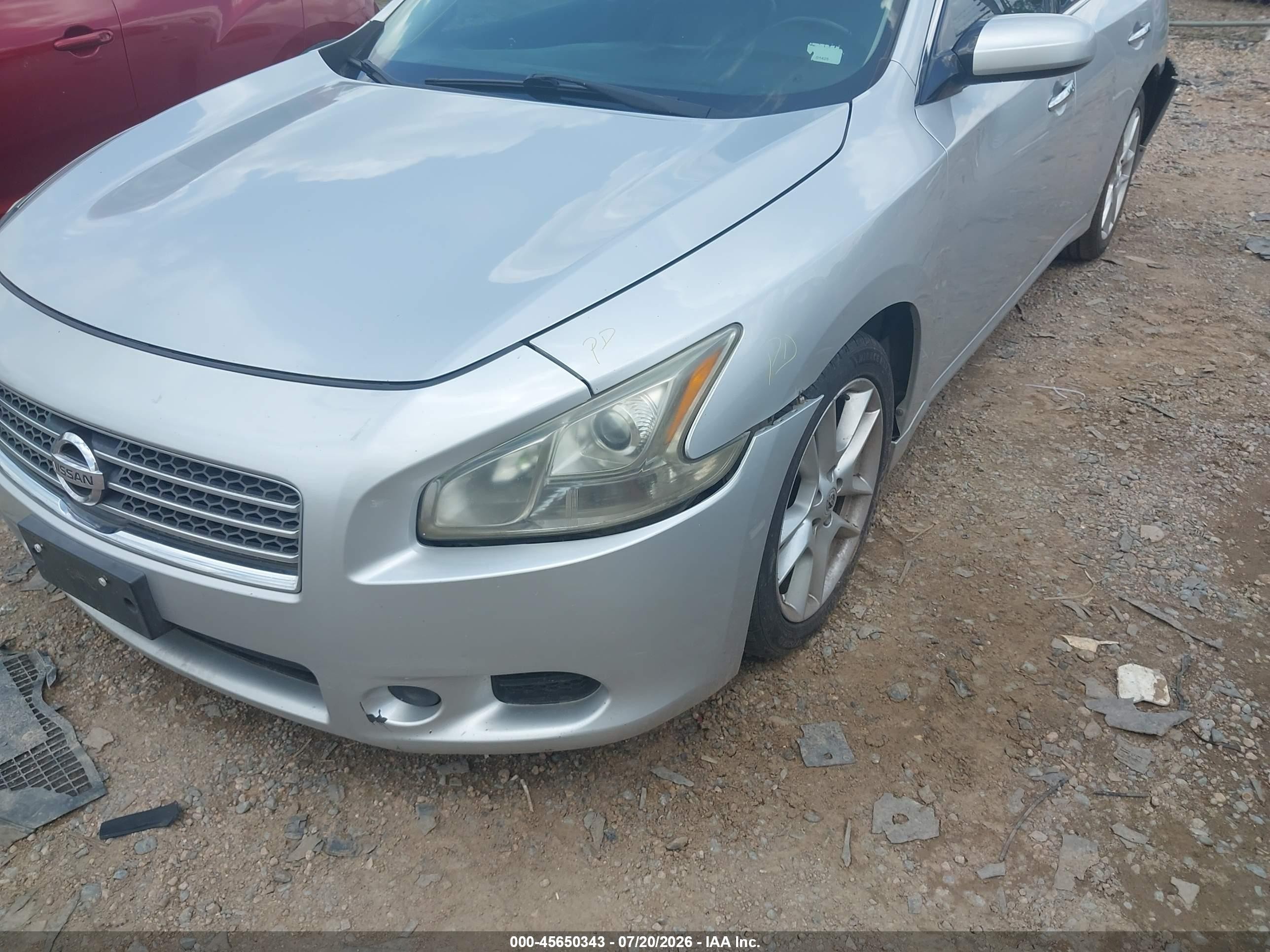 2011 Nissan Maxima 3.5 S Silver vin: 1N4AA5AP3BC858158