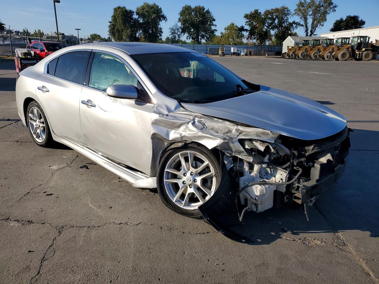 2012 Nissan Maxima 3.5 S Silver vin: 1N4AA5AP3CC804781