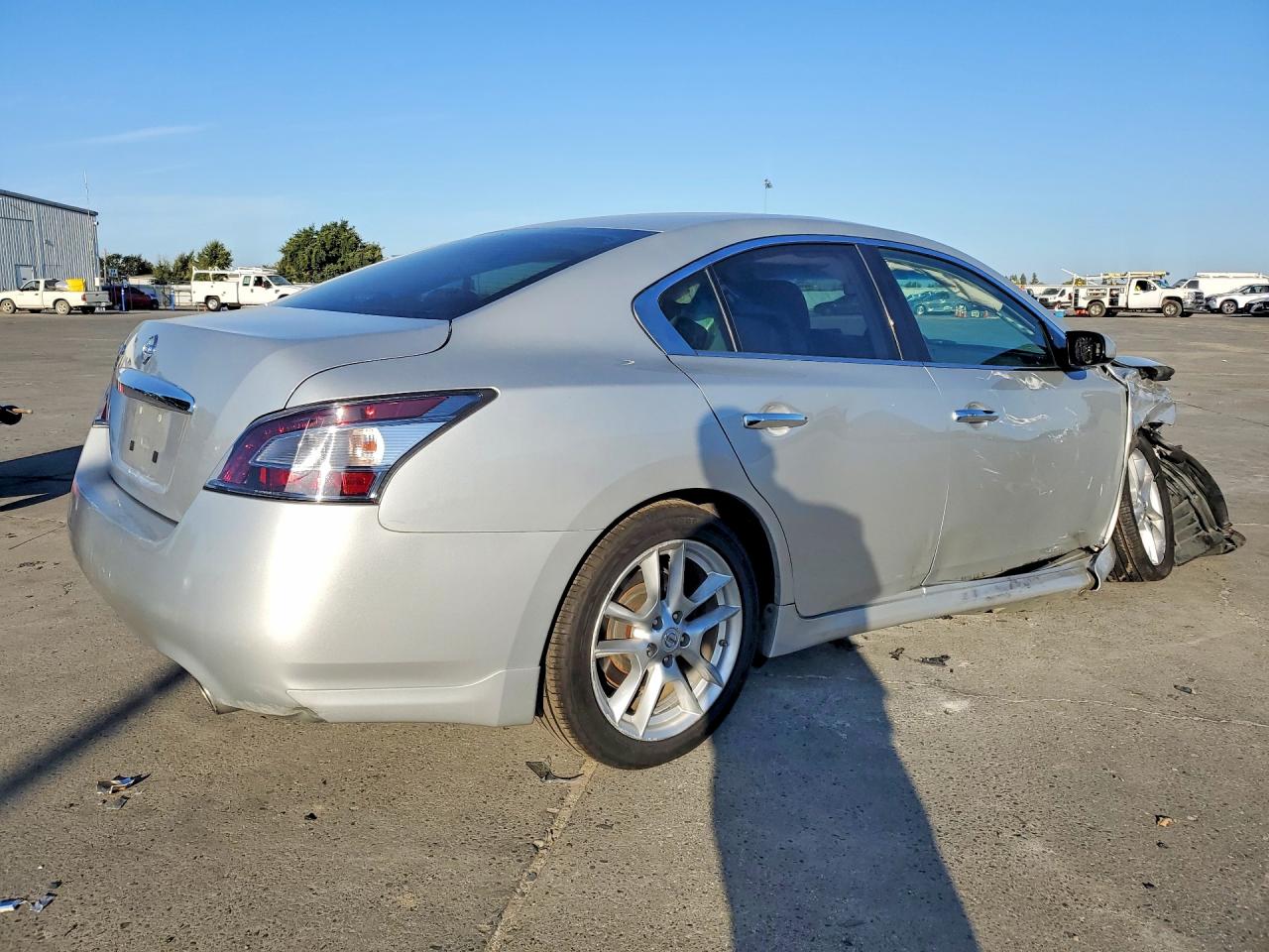 2012 Nissan Maxima 3.5 S Silver vin: 1N4AA5AP3CC804781