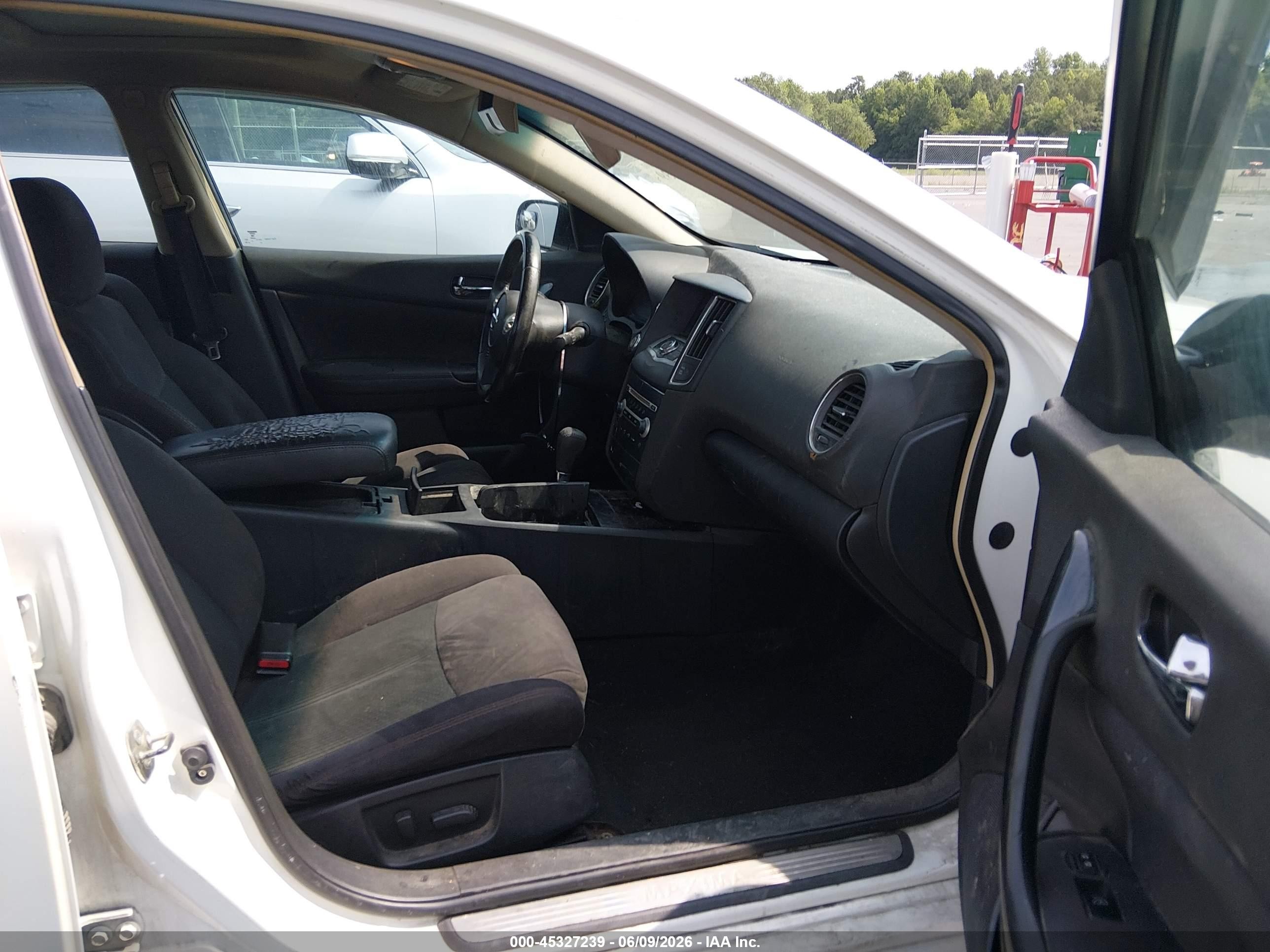 2012 Nissan Maxima 3.5 S White vin: 1N4AA5AP3CC806871