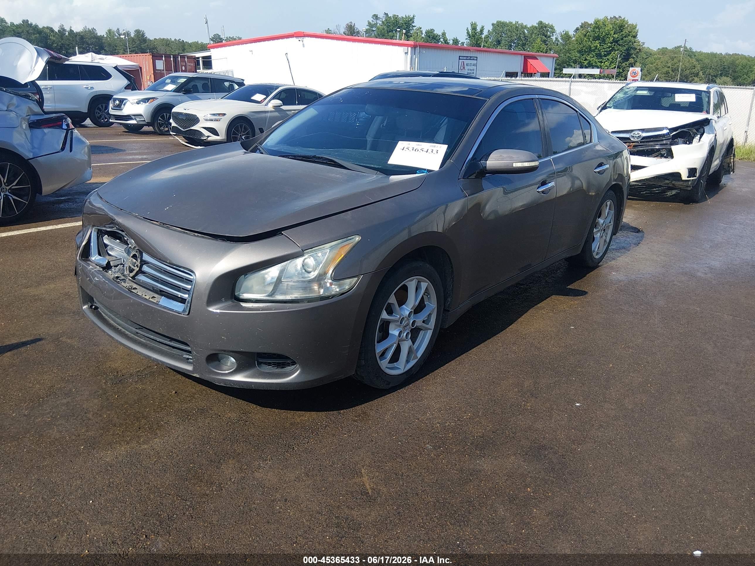 2012 Nissan Maxima 3.5 Sv Brown vin: 1N4AA5AP3CC809222