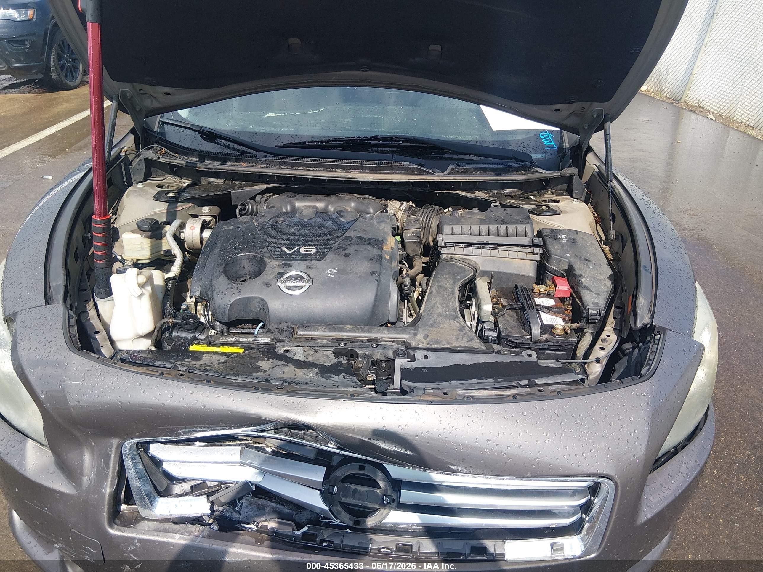 2012 Nissan Maxima 3.5 Sv Brown vin: 1N4AA5AP3CC809222