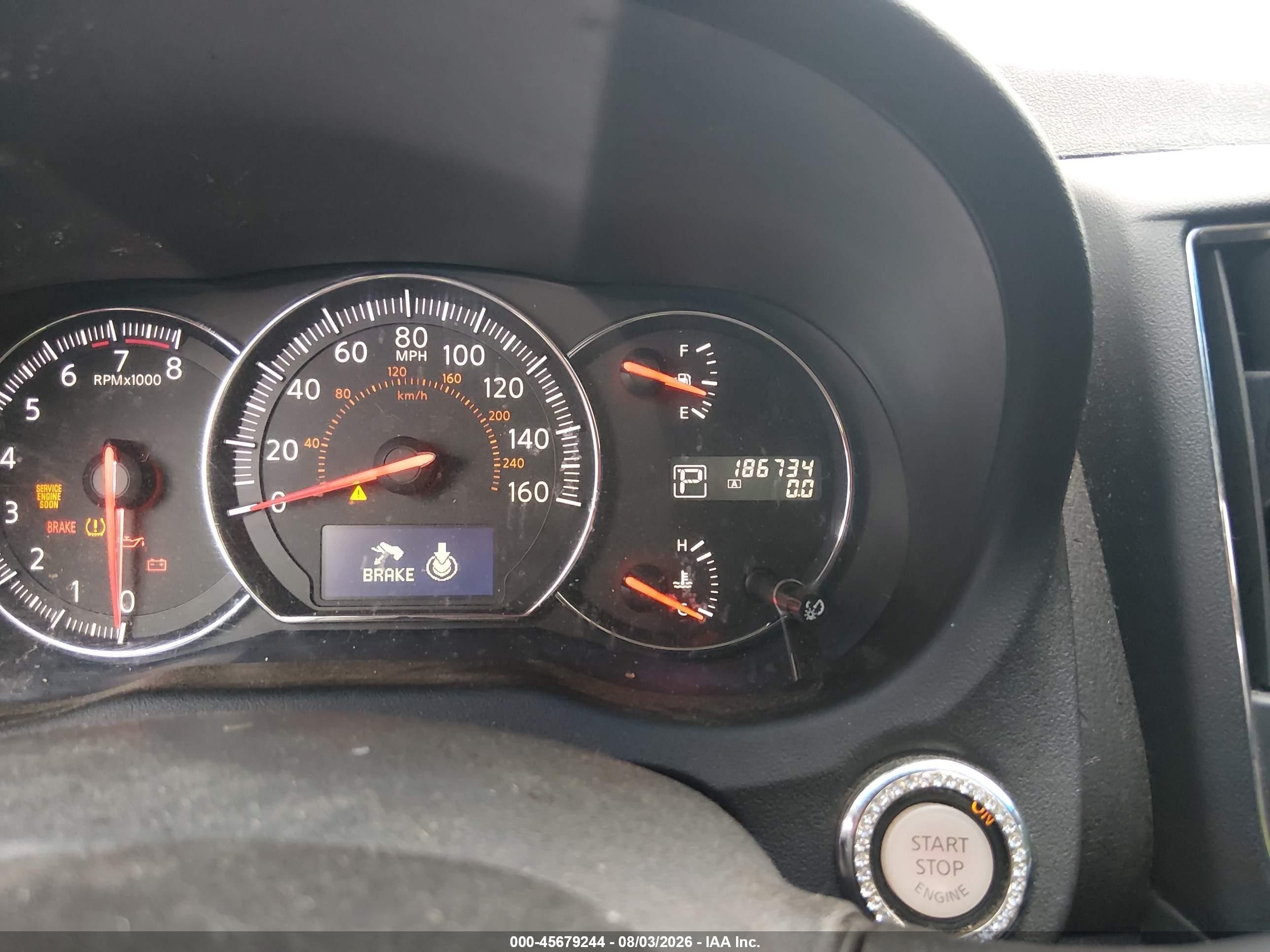 2012 Nissan Maxima 3.5 Sv Gray vin: 1N4AA5AP3CC809379