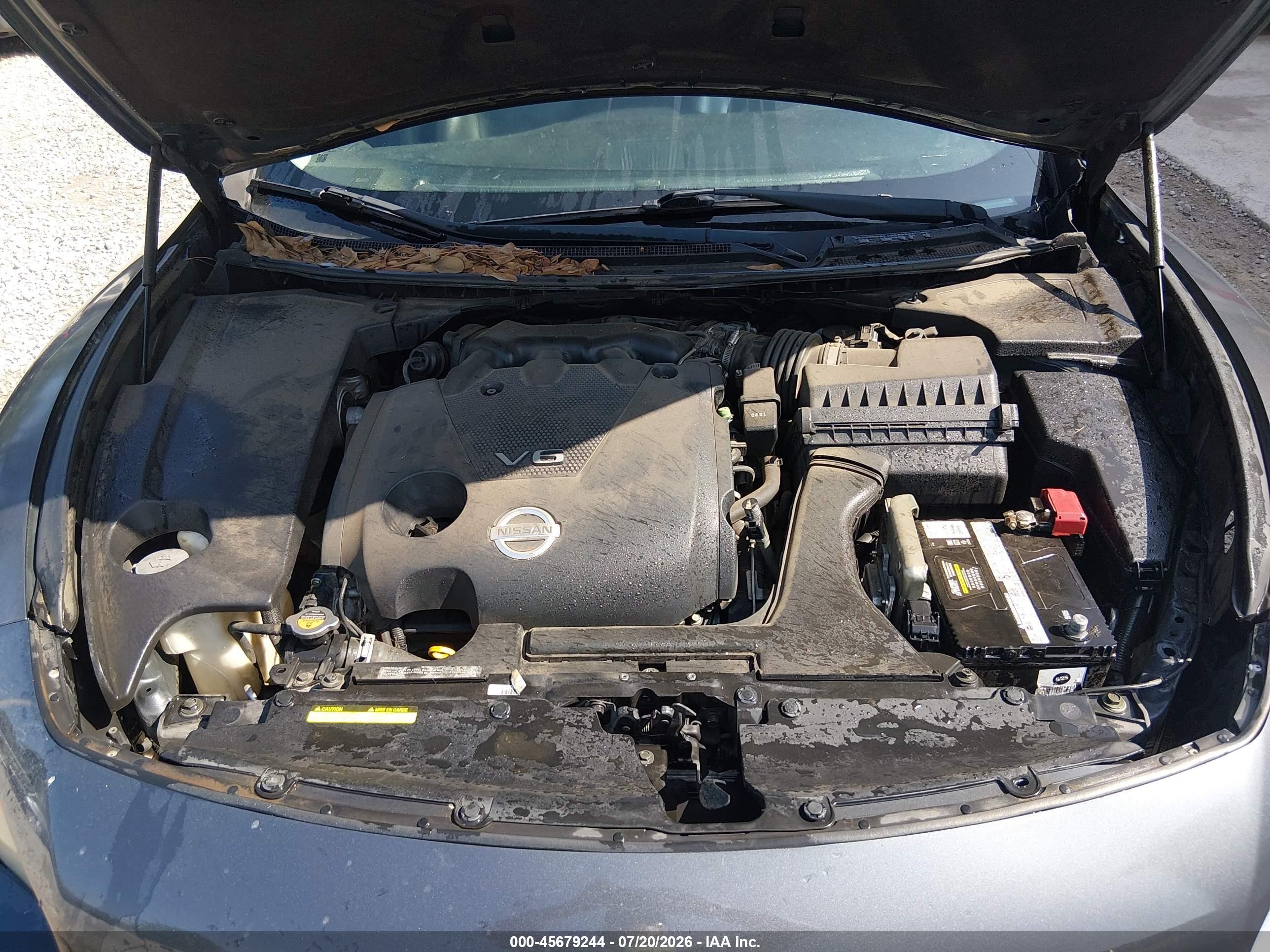 2012 Nissan Maxima 3.5 Sv Gray vin: 1N4AA5AP3CC809379