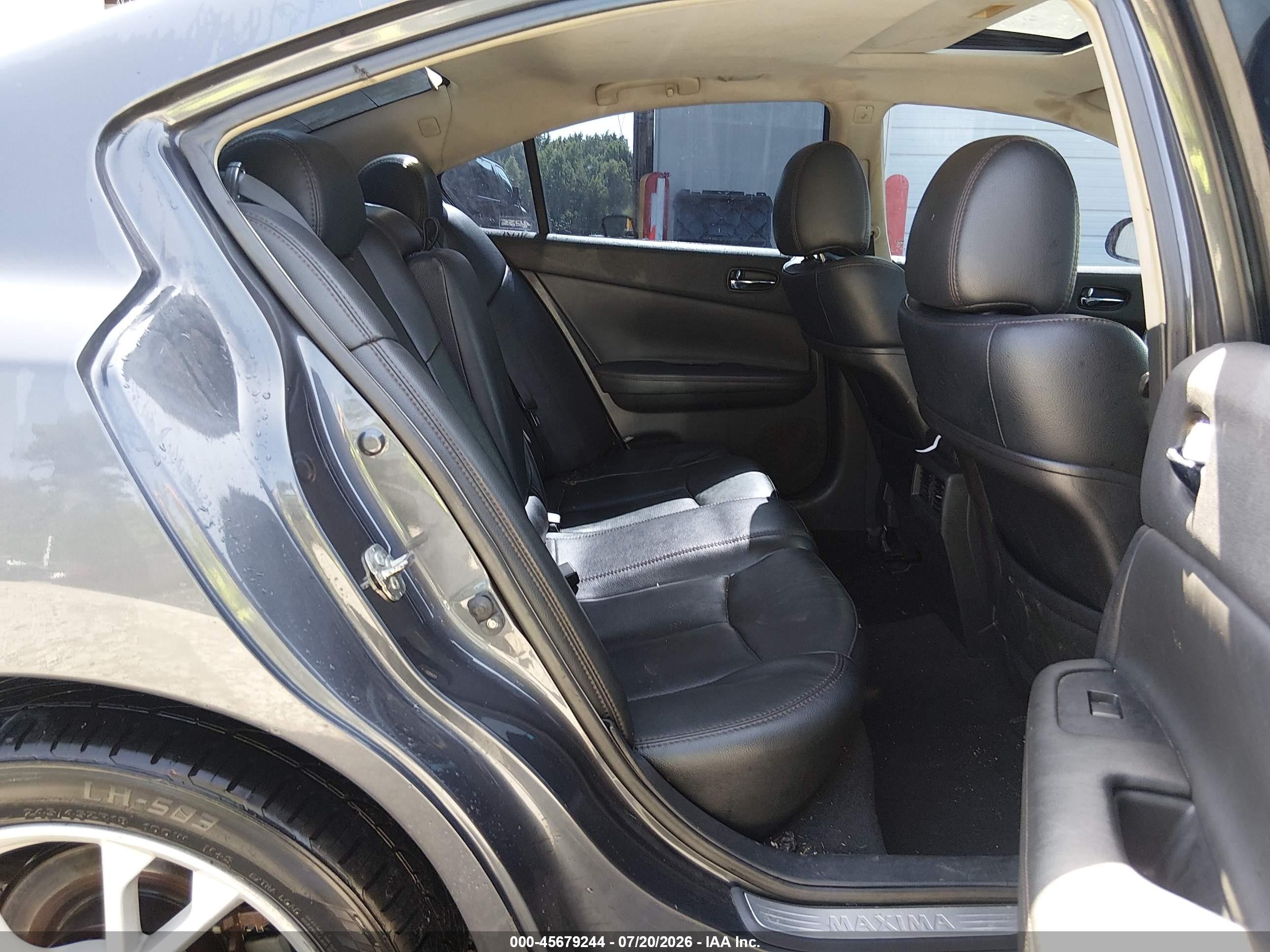2012 Nissan Maxima 3.5 Sv Gray vin: 1N4AA5AP3CC809379