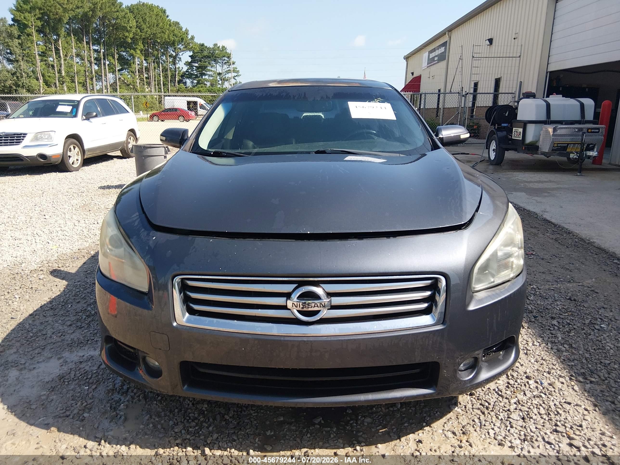 2012 Nissan Maxima 3.5 Sv Gray vin: 1N4AA5AP3CC809379