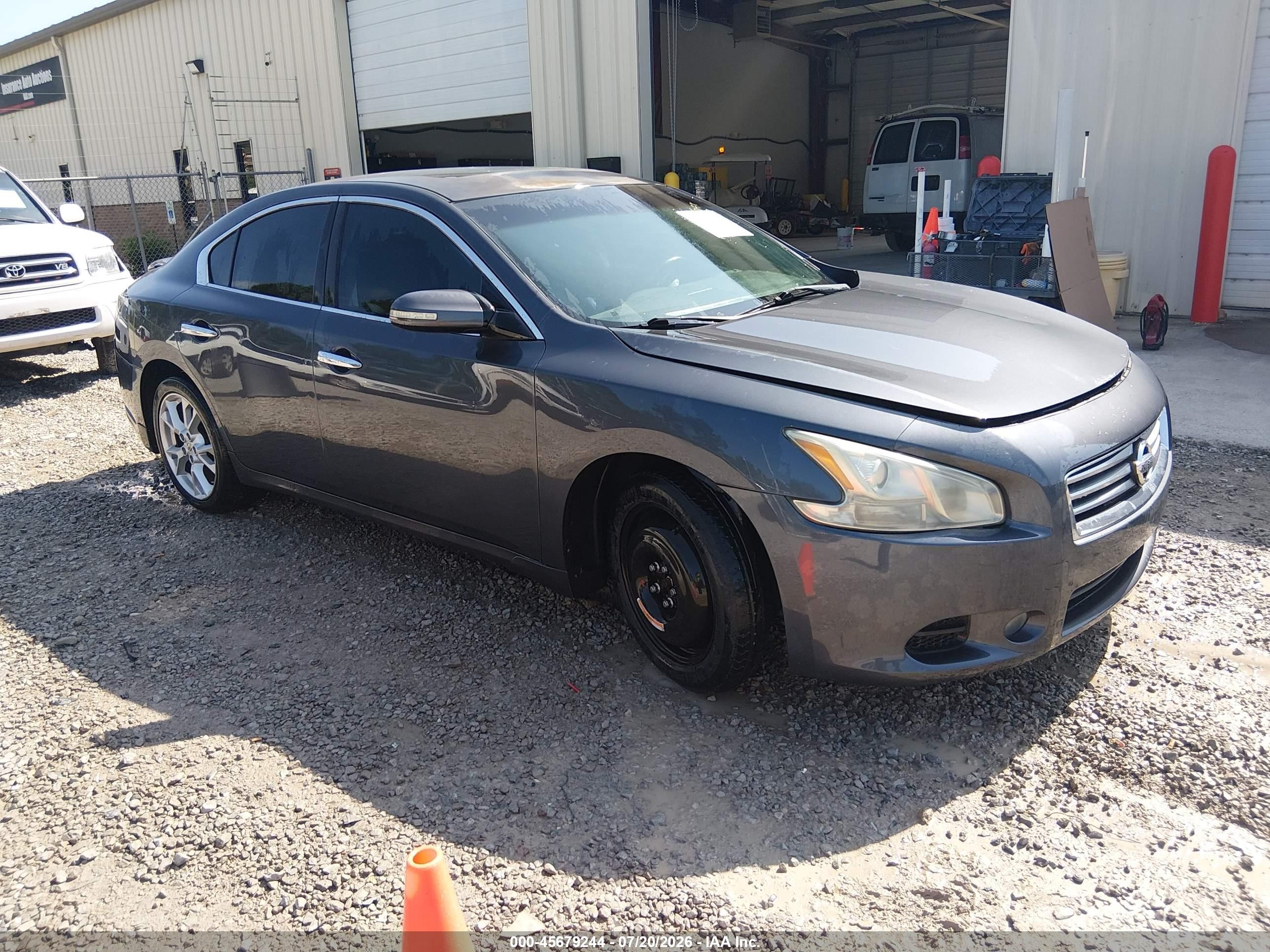 2012 Nissan Maxima 3.5 Sv Серый vin: 1N4AA5AP3CC809379