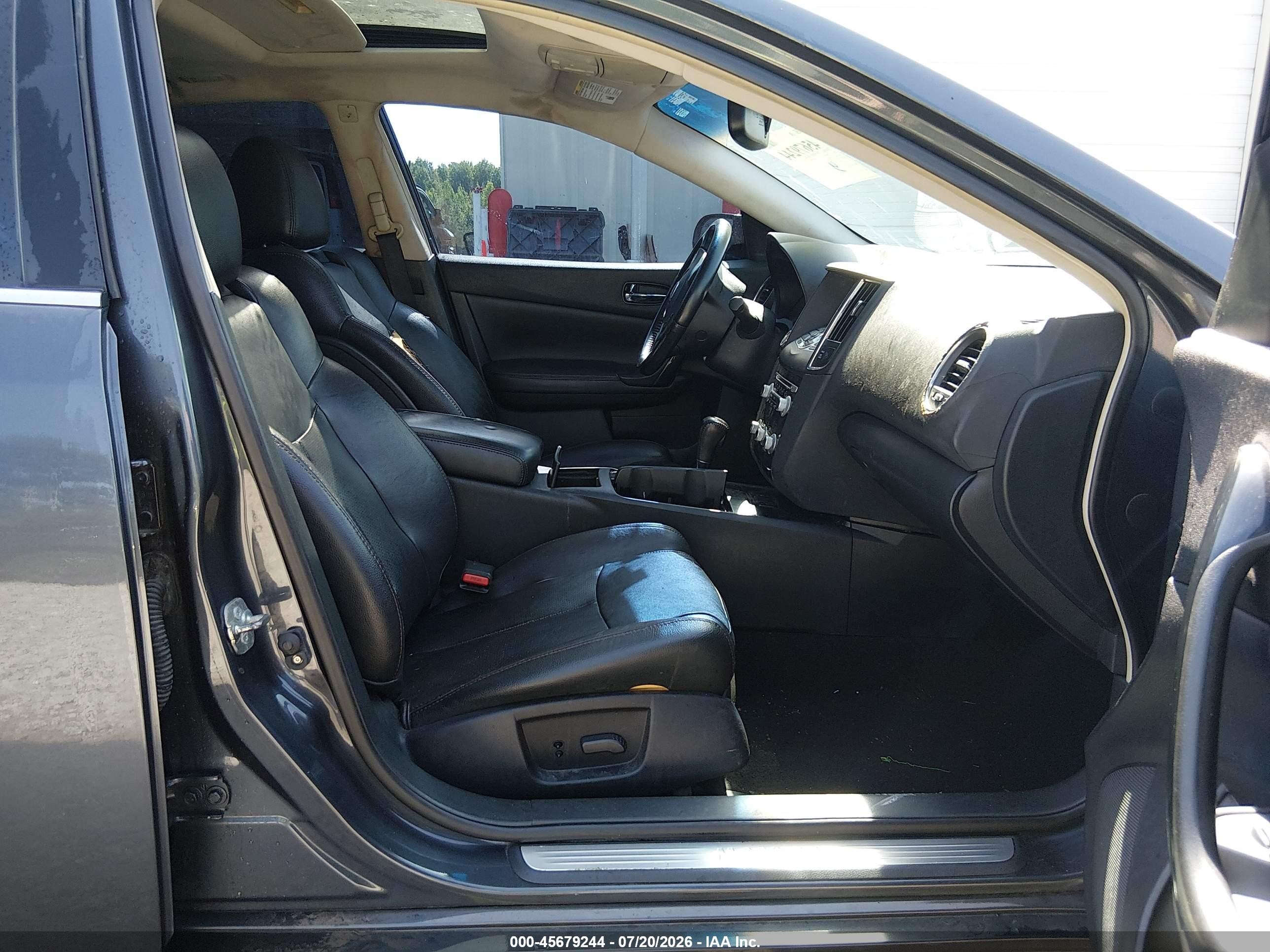 2012 Nissan Maxima 3.5 Sv Gray vin: 1N4AA5AP3CC809379