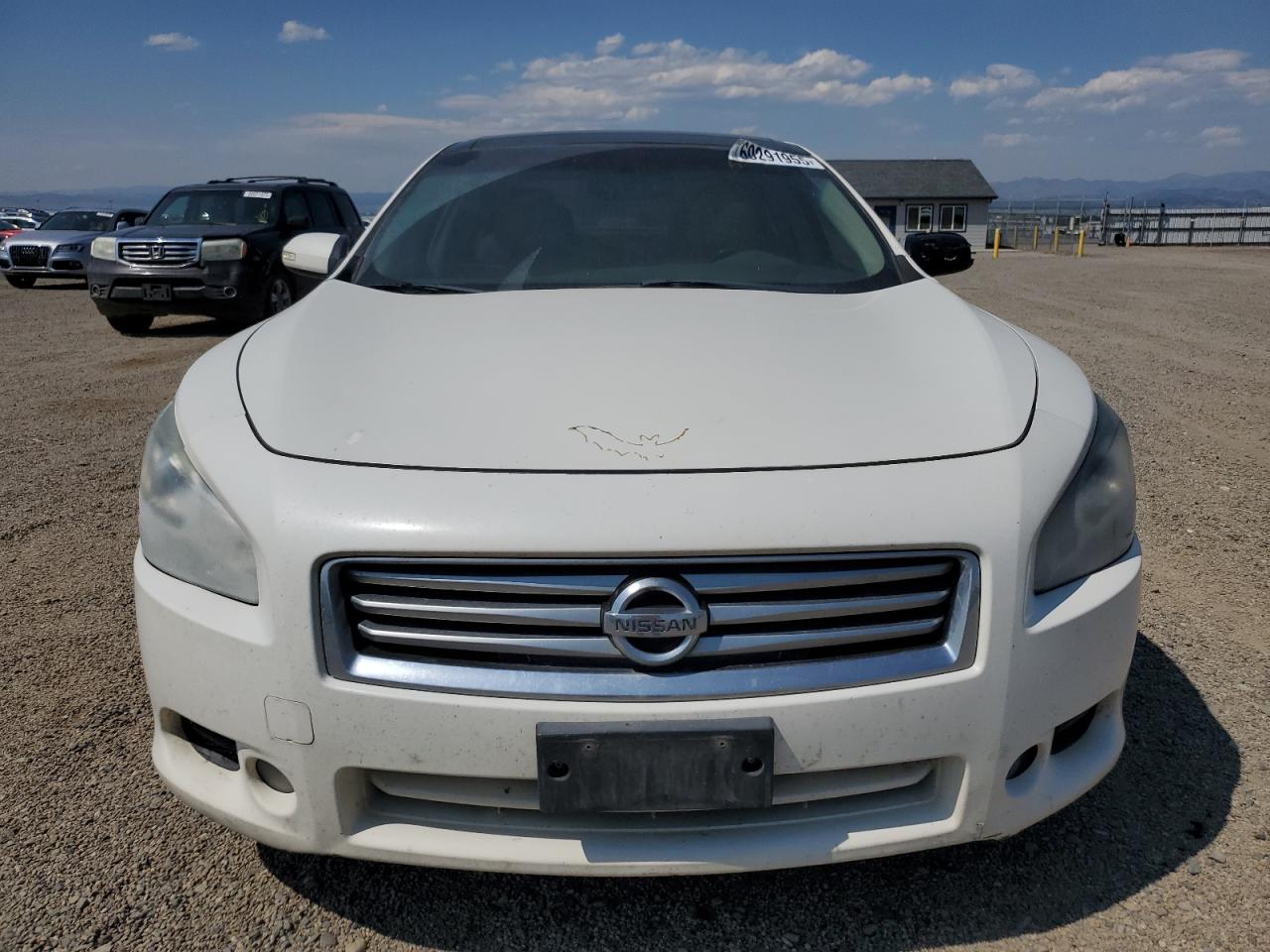 2012 Nissan Maxima S White vin: 1N4AA5AP3CC812444