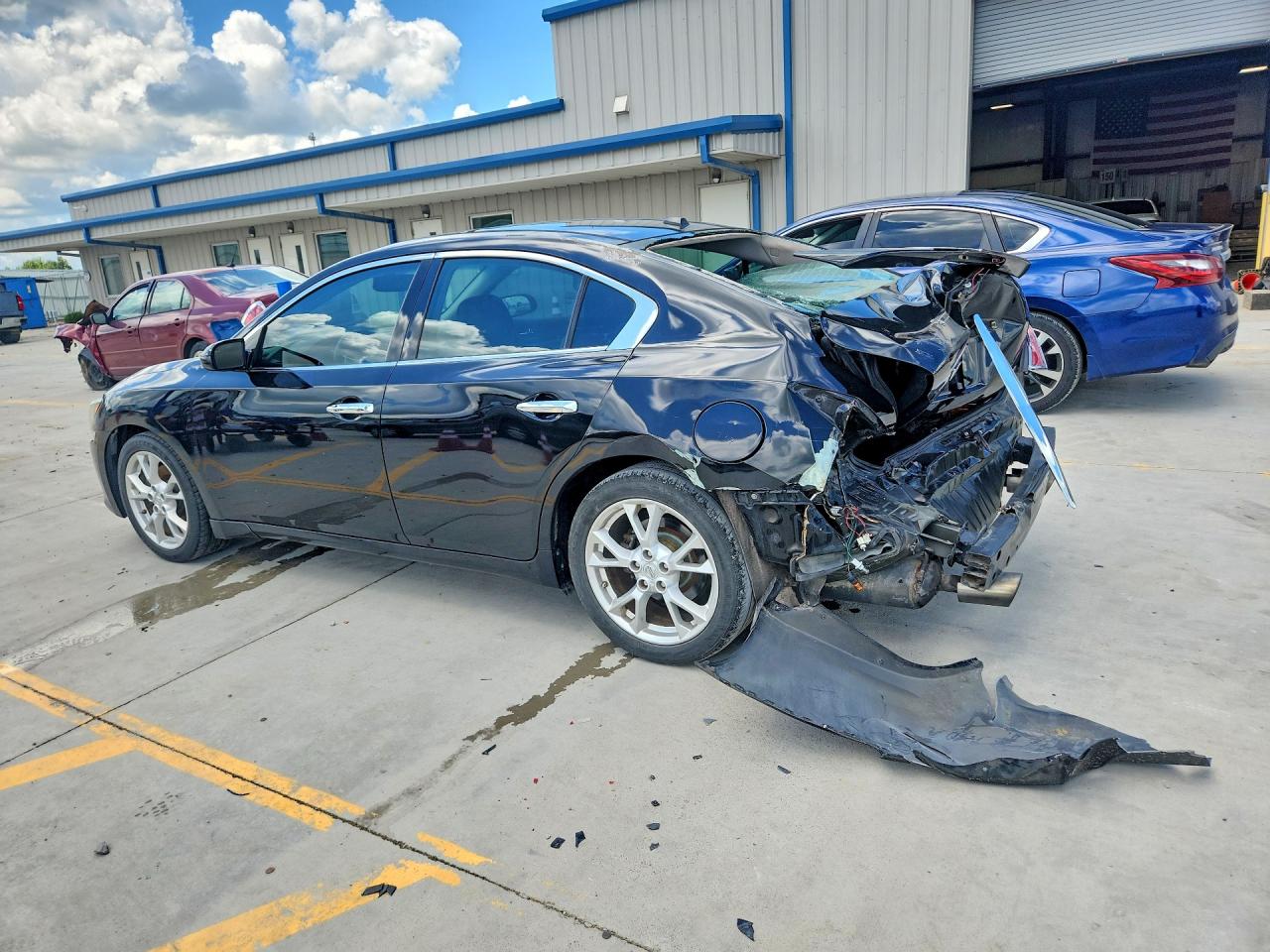 2012 Nissan Maxima 3.5 S Black vin: 1N4AA5AP3CC812492