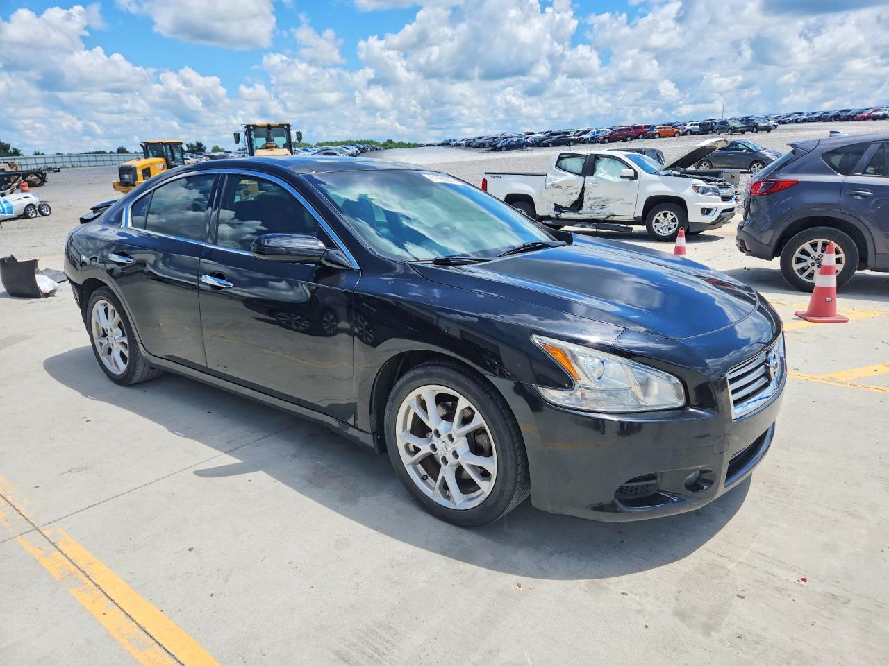 2012 Nissan Maxima 3.5 S Black vin: 1N4AA5AP3CC812492