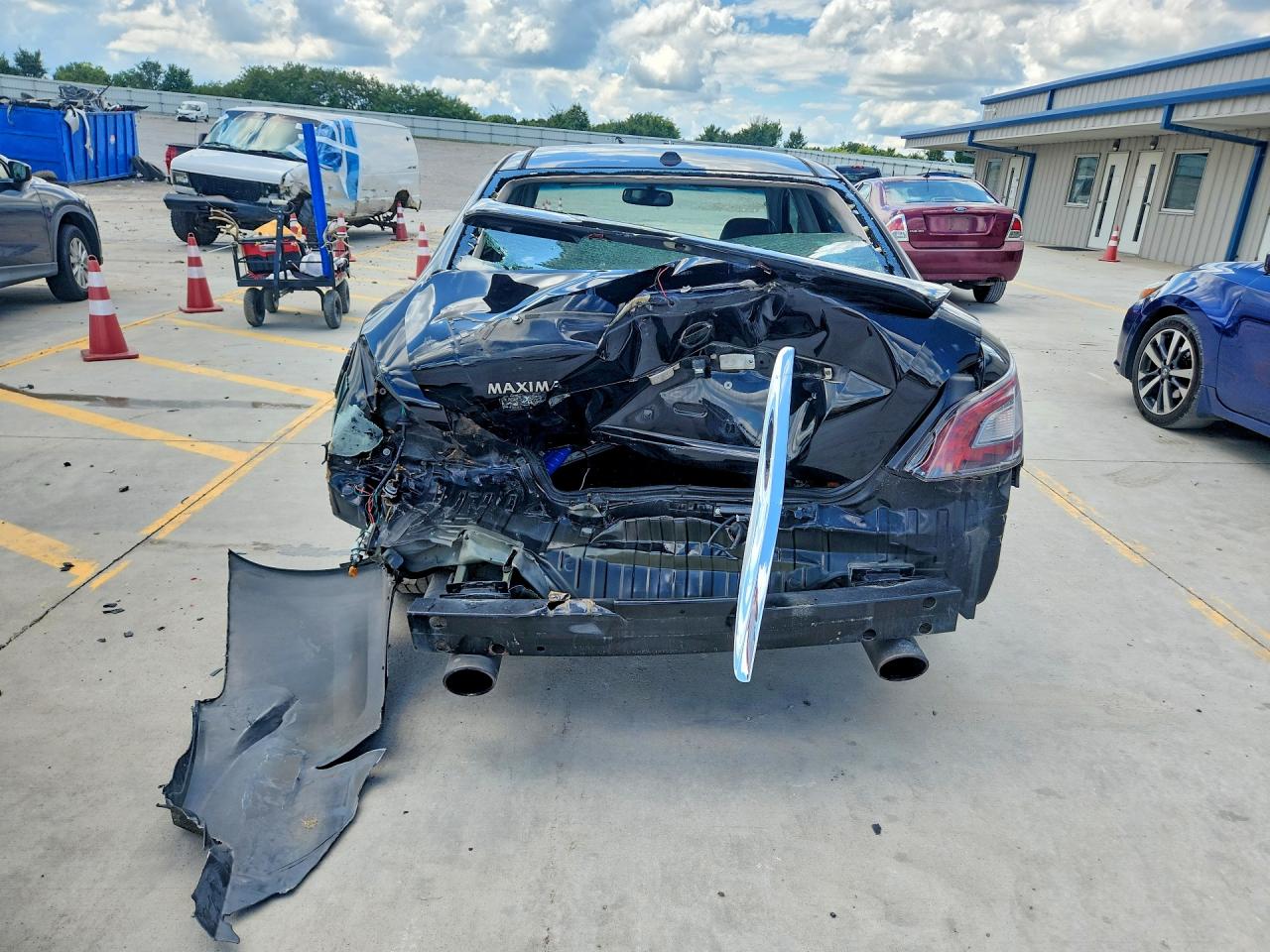 2012 Nissan Maxima 3.5 S Black vin: 1N4AA5AP3CC812492