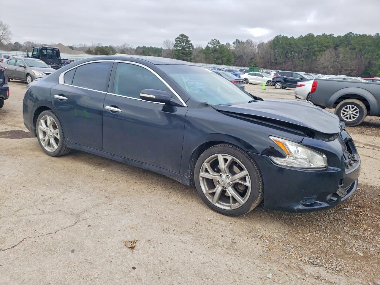 2012 Nissan Maxima S Черный vin: 1N4AA5AP3CC820690