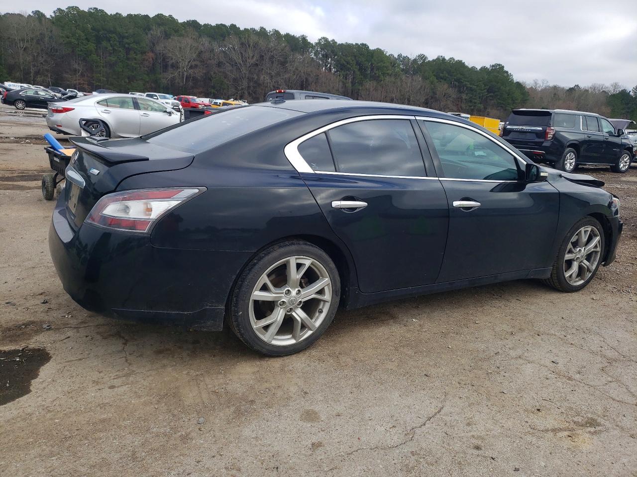 2012 Nissan Maxima S Черный vin: 1N4AA5AP3CC820690