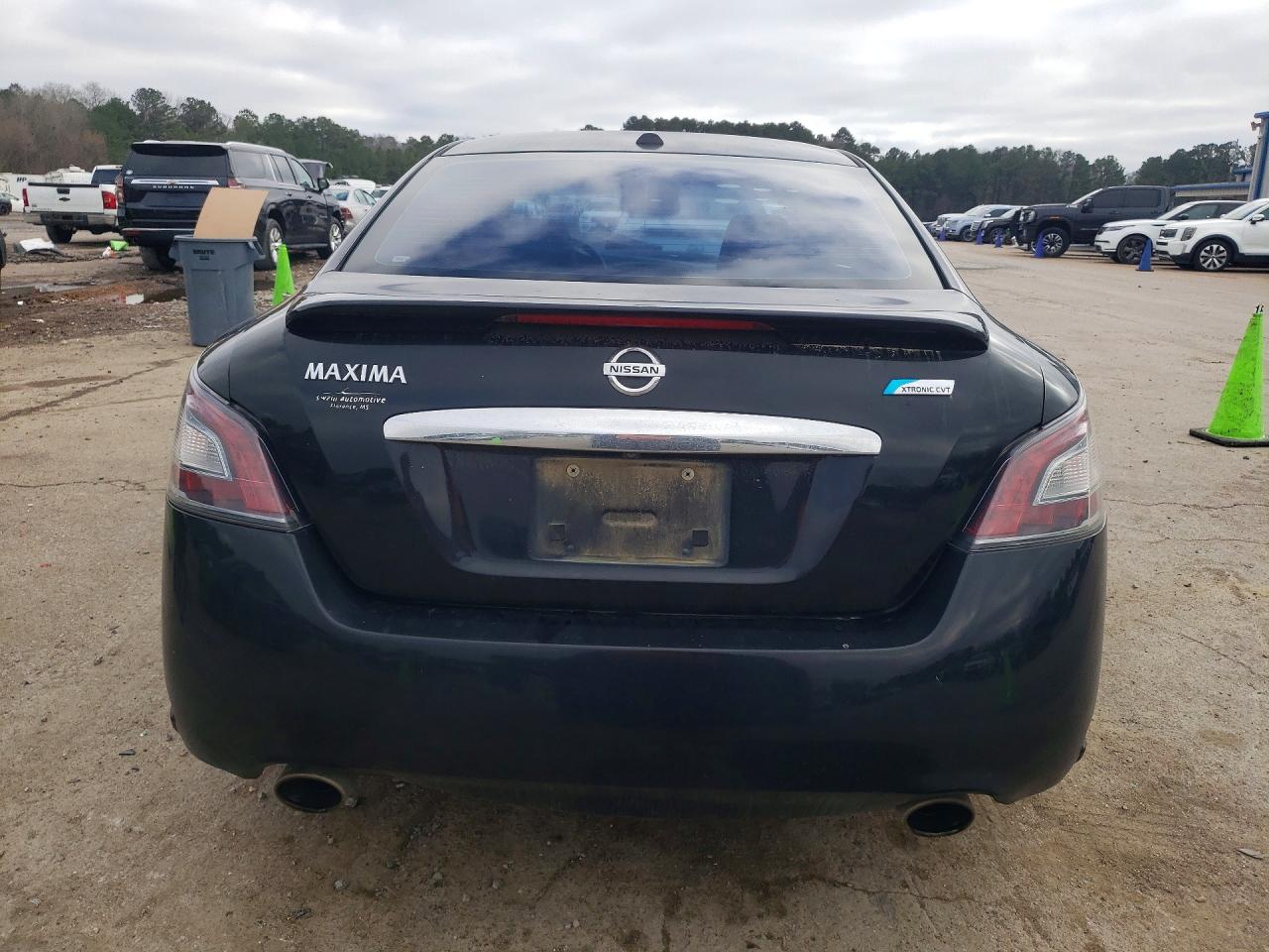 2012 Nissan Maxima S Черный vin: 1N4AA5AP3CC820690