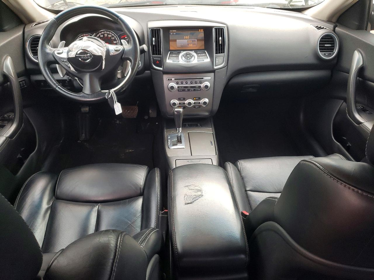 2012 Nissan Maxima S Черный vin: 1N4AA5AP3CC820690