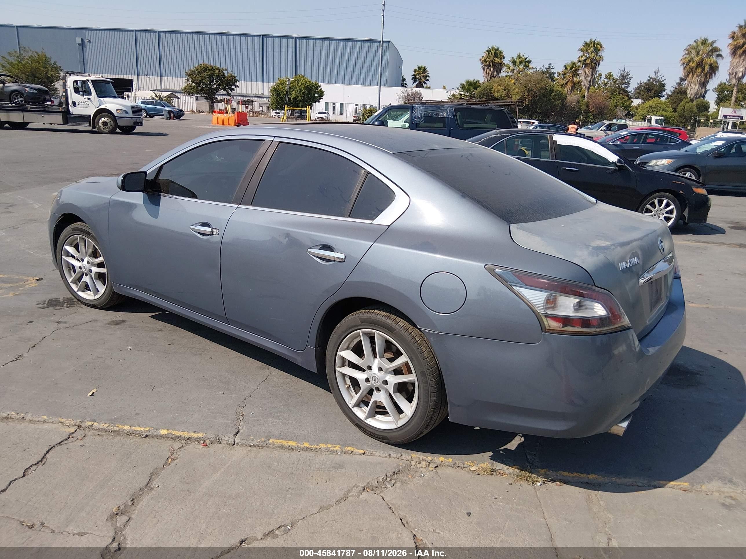 2012 Nissan Maxima 3.5 S Blue vin: 1N4AA5AP3CC822617
