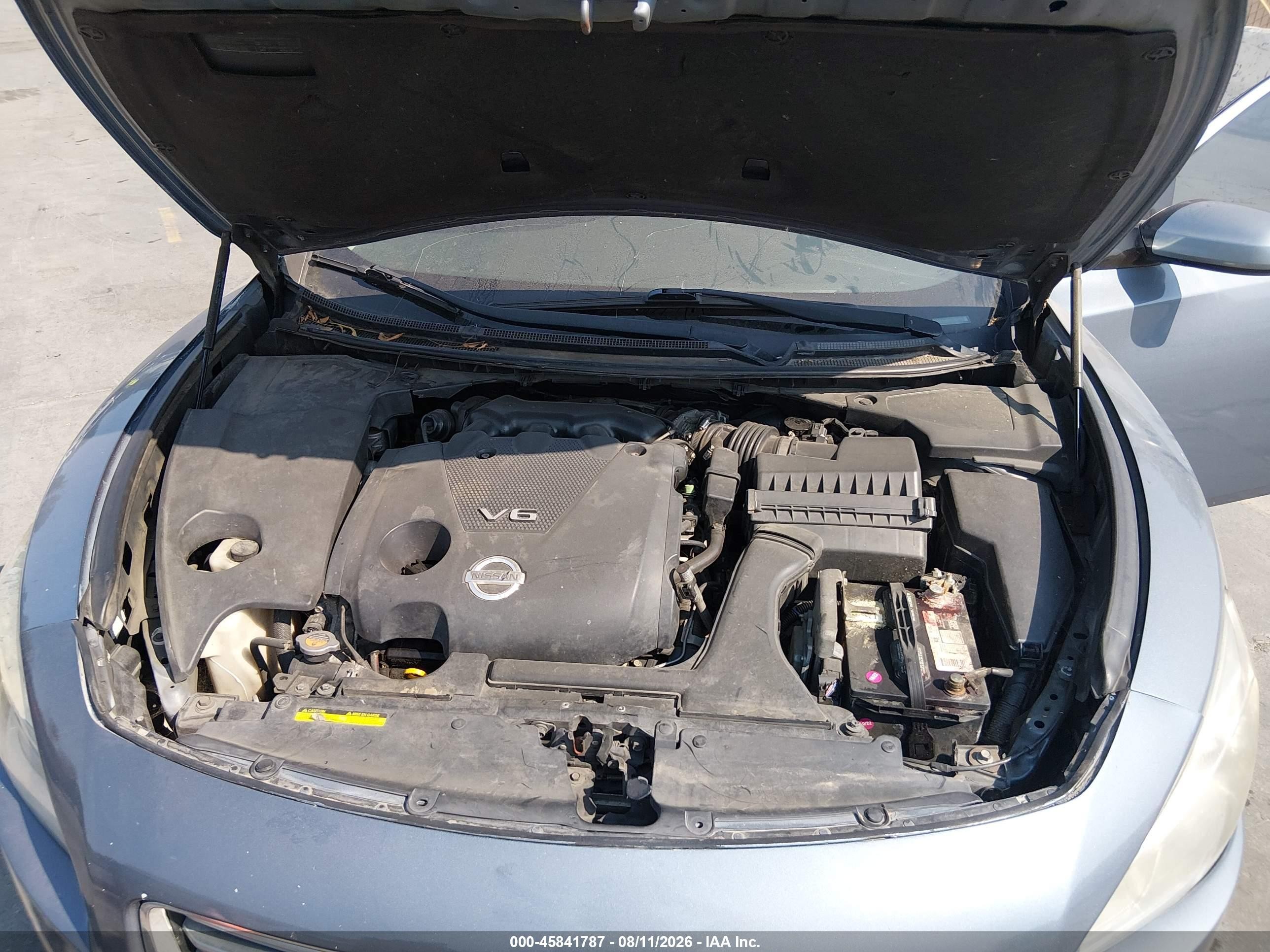 2012 Nissan Maxima 3.5 S Blue vin: 1N4AA5AP3CC822617