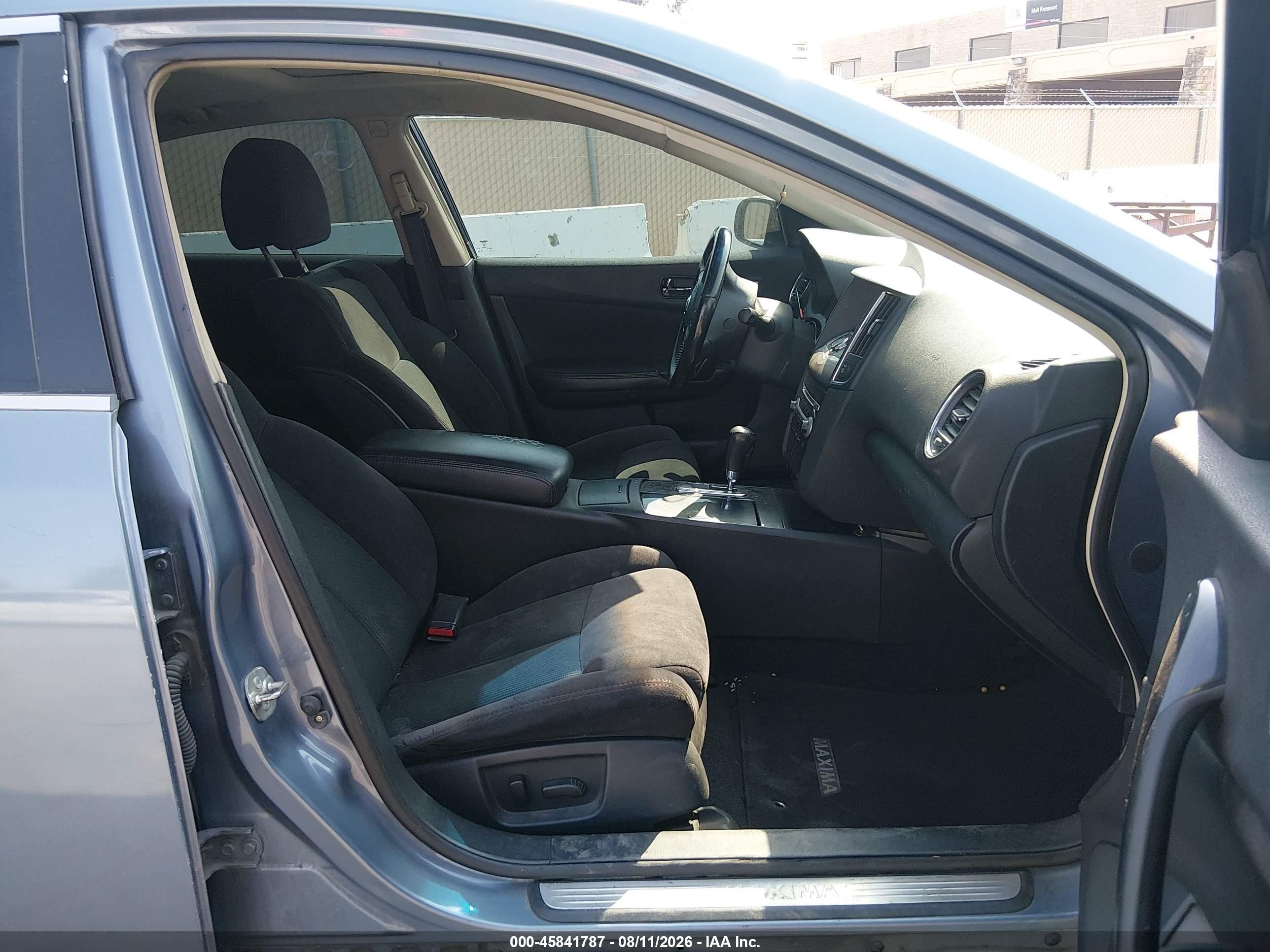2012 Nissan Maxima 3.5 S Blue vin: 1N4AA5AP3CC822617