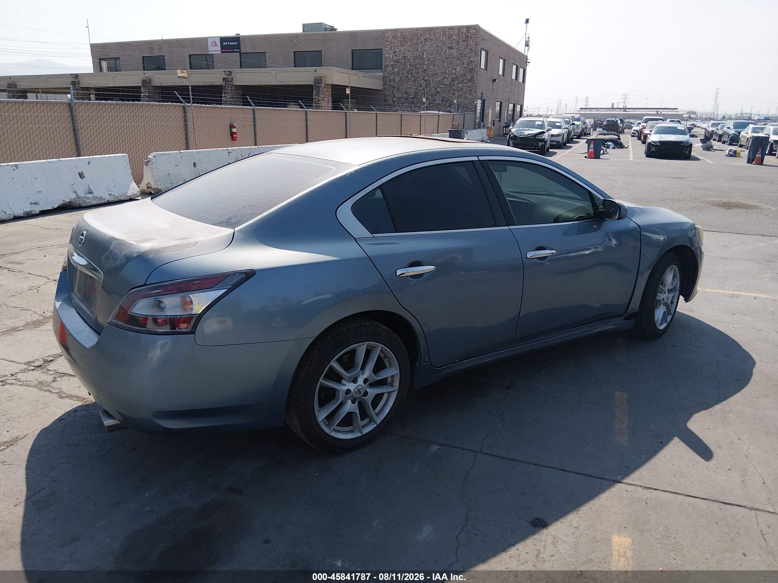 2012 Nissan Maxima 3.5 S Blue vin: 1N4AA5AP3CC822617