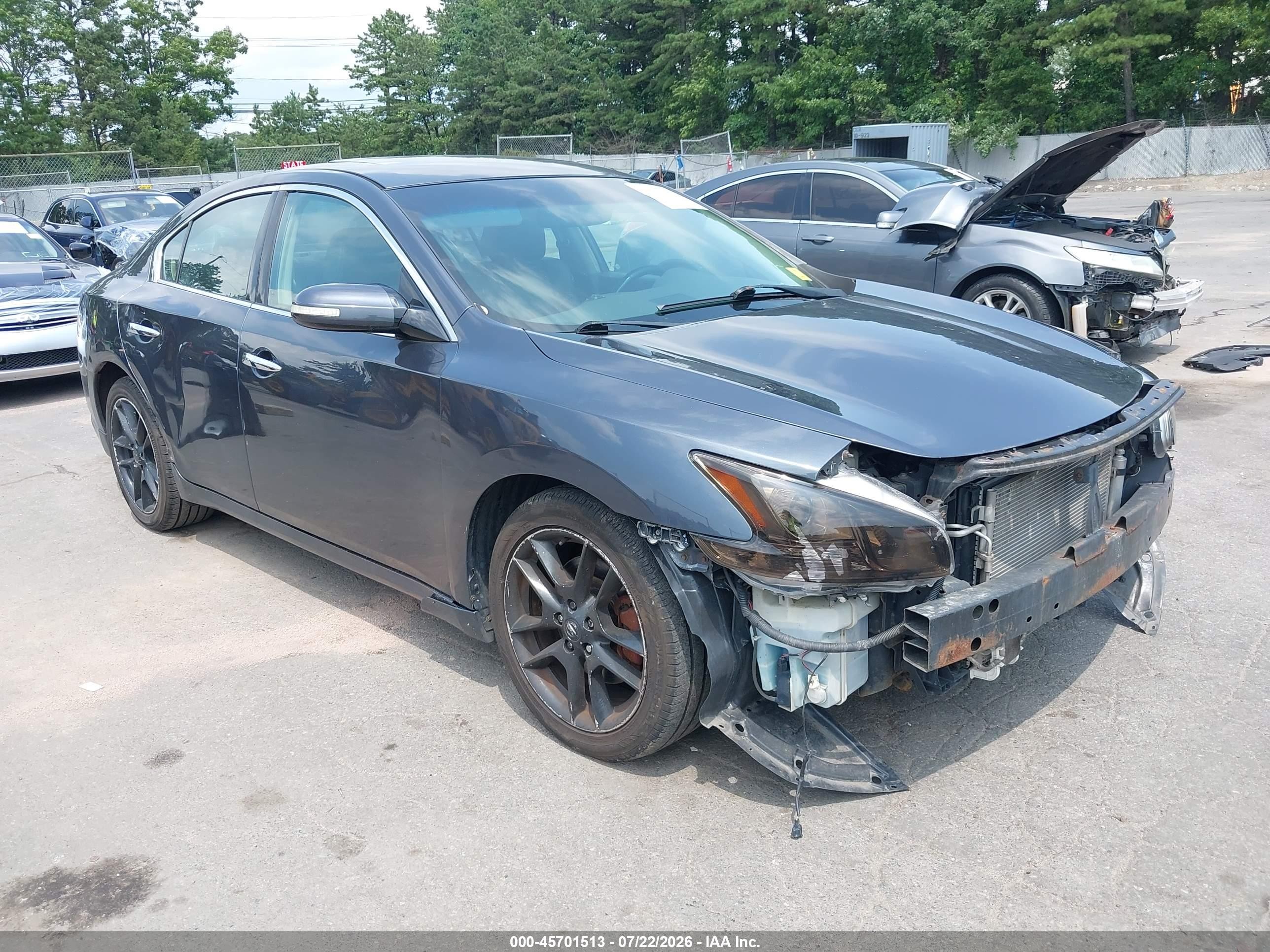 2012 Nissan Maxima 3.5 Sv Gray vin: 1N4AA5AP3CC836520