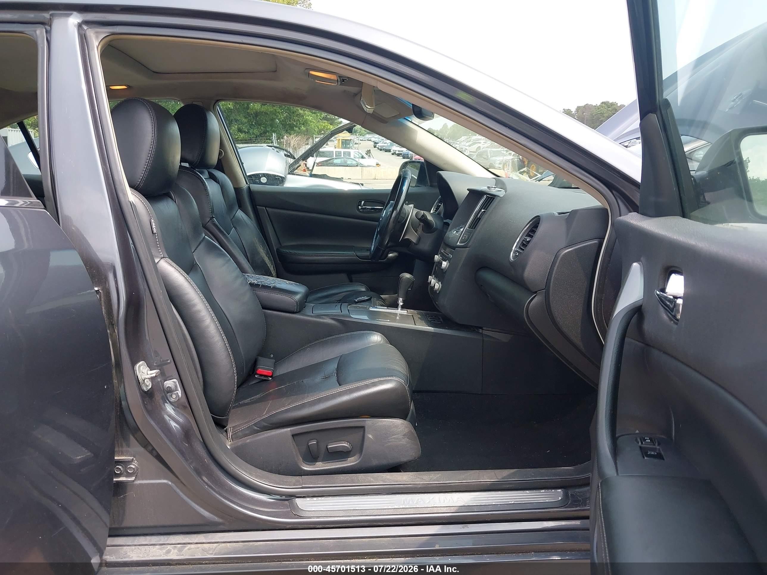 2012 Nissan Maxima 3.5 Sv Gray vin: 1N4AA5AP3CC836520