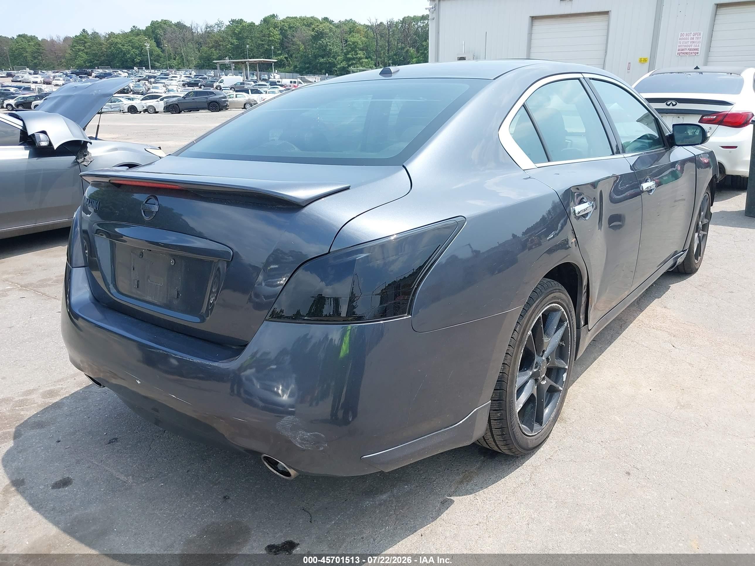 2012 Nissan Maxima 3.5 Sv Gray vin: 1N4AA5AP3CC836520