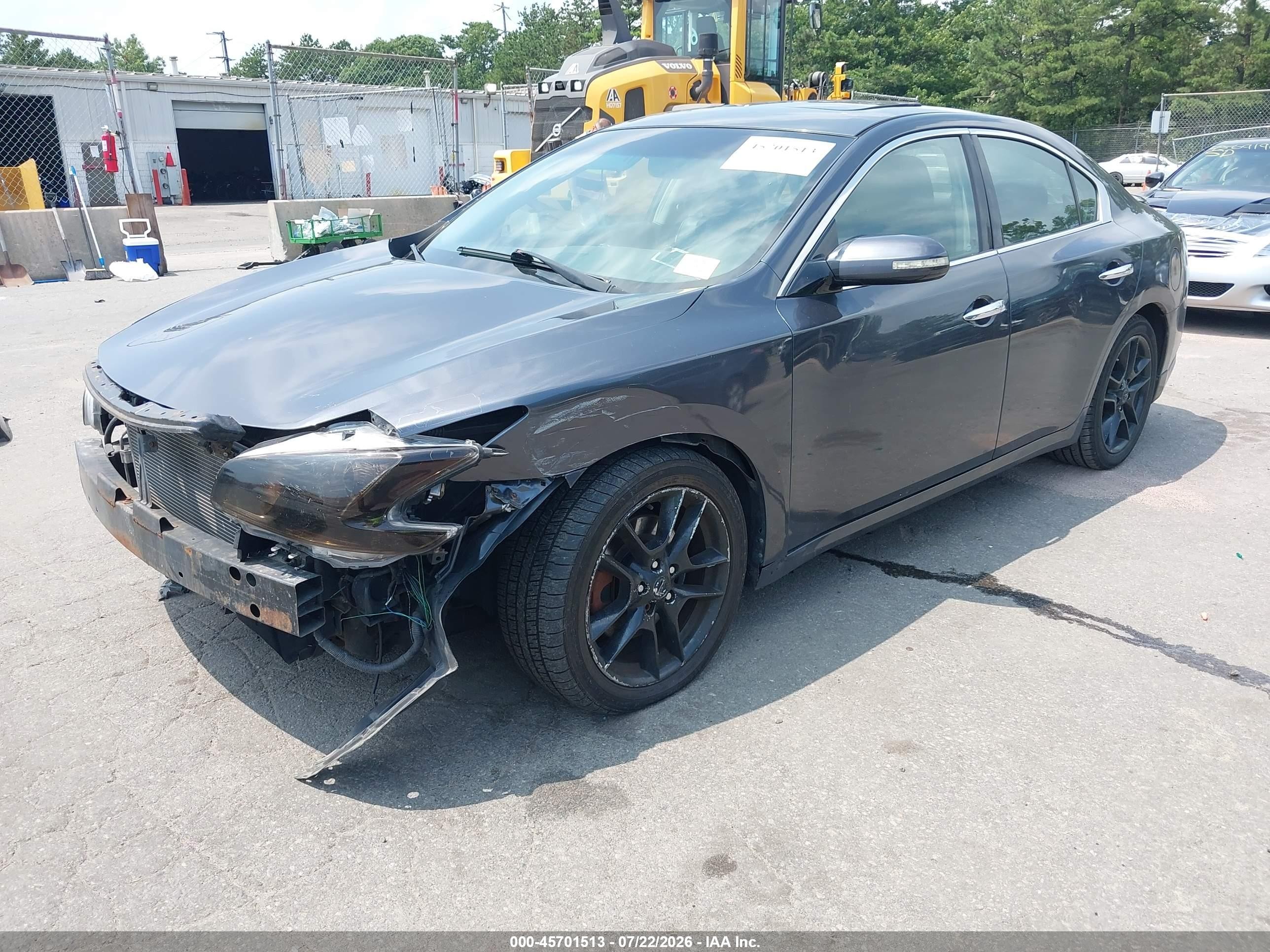 2012 Nissan Maxima 3.5 Sv Gray vin: 1N4AA5AP3CC836520