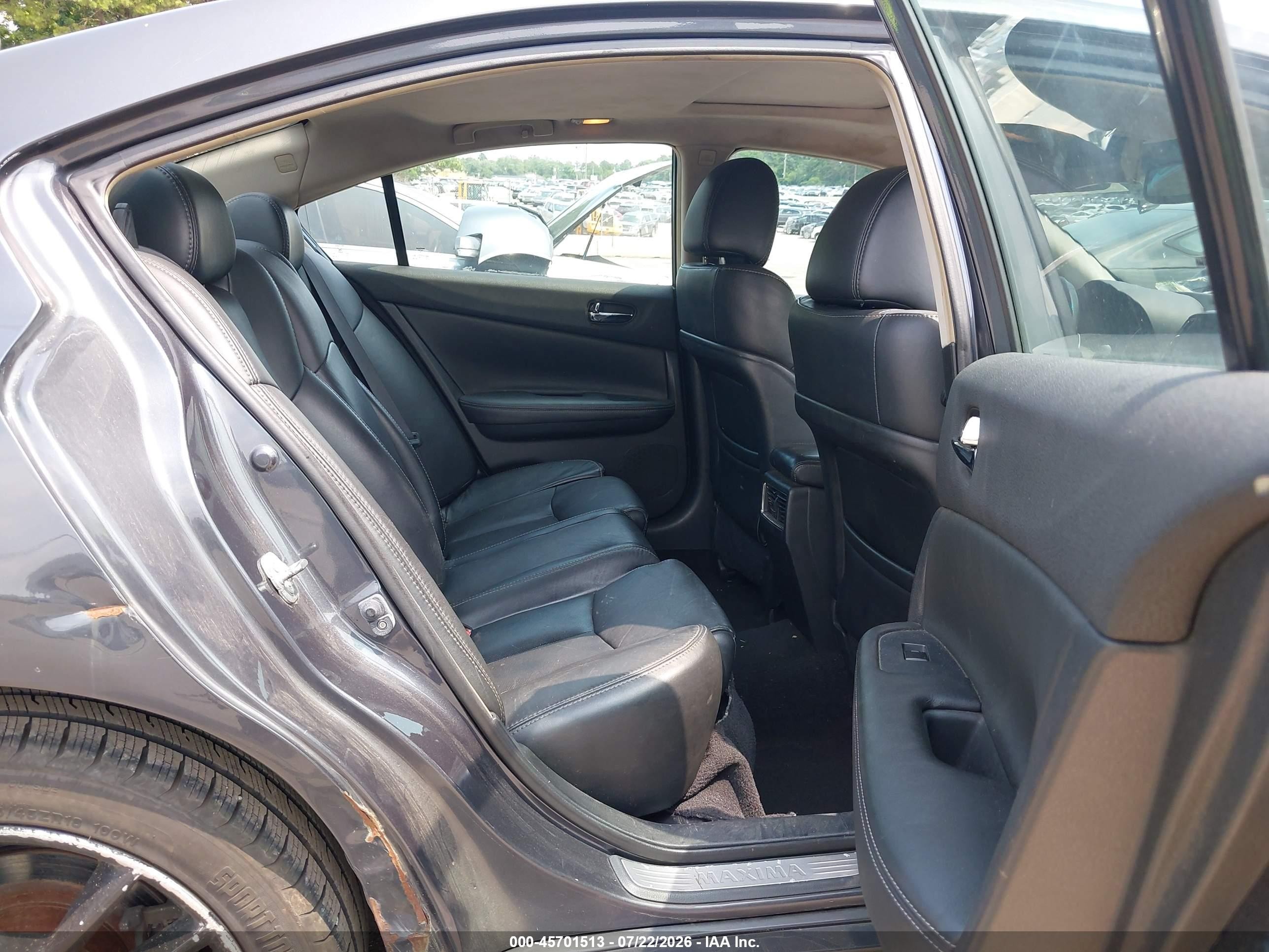 2012 Nissan Maxima 3.5 Sv Gray vin: 1N4AA5AP3CC836520