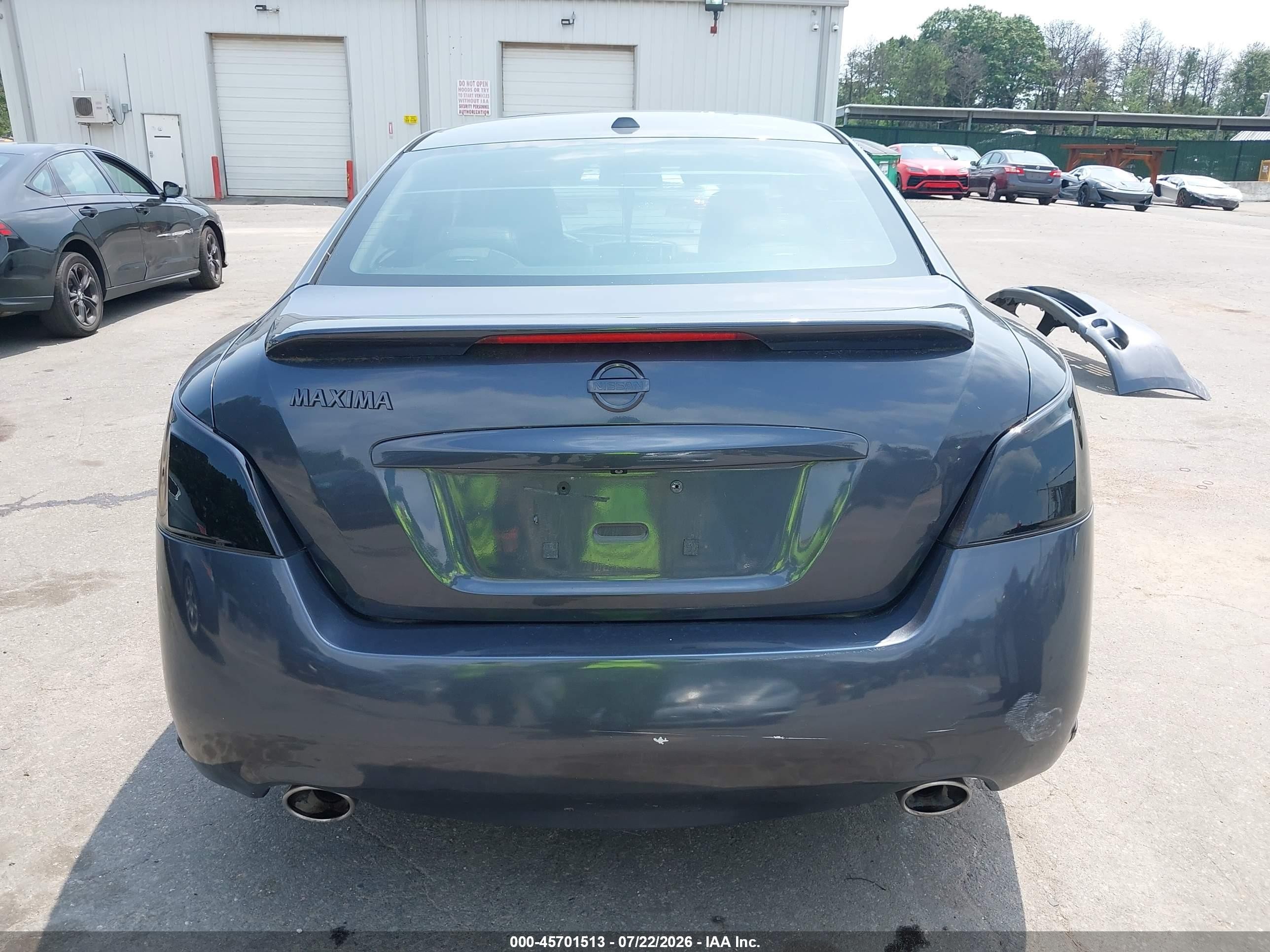 2012 Nissan Maxima 3.5 Sv Gray vin: 1N4AA5AP3CC836520