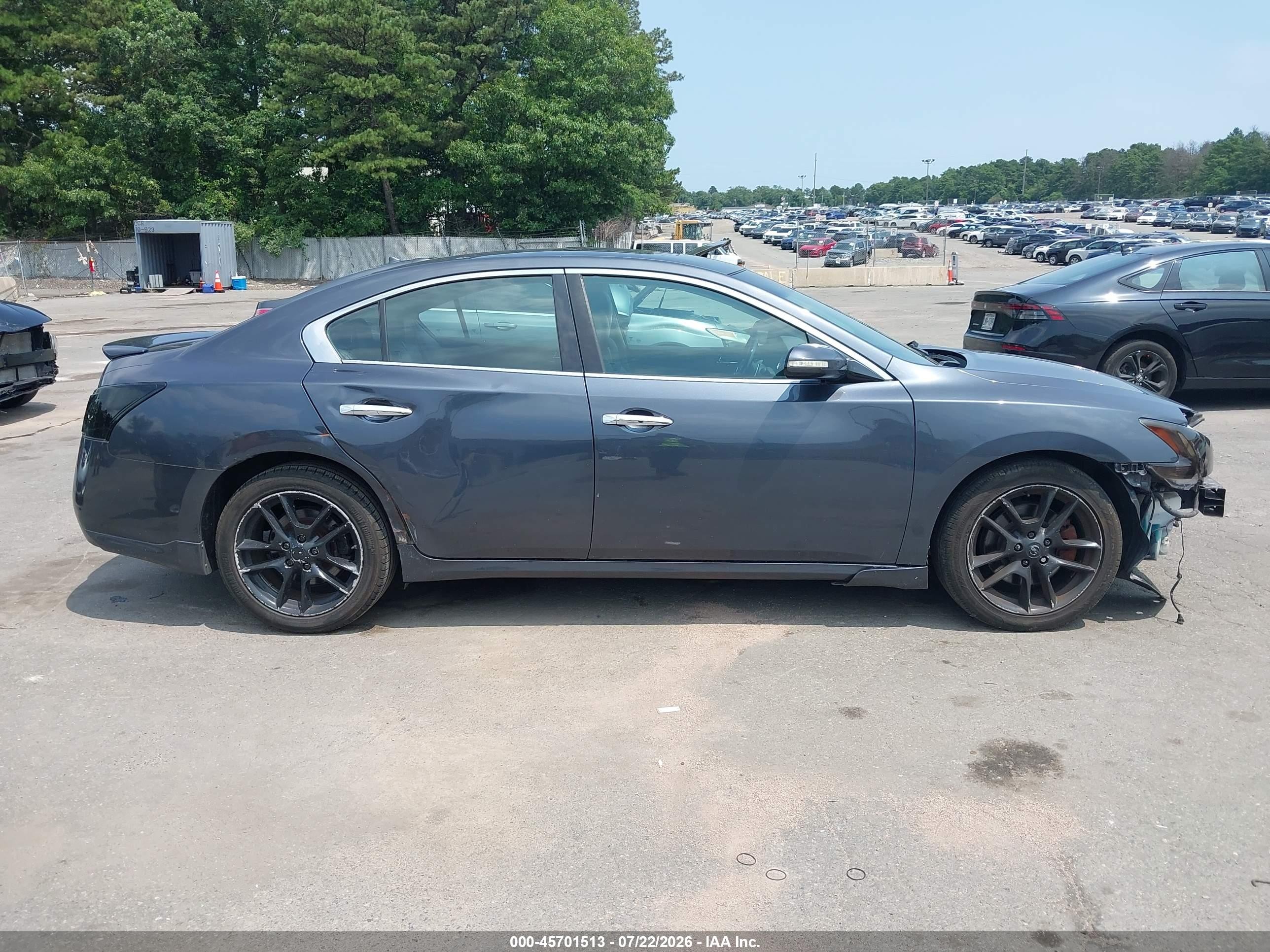 2012 Nissan Maxima 3.5 Sv Gray vin: 1N4AA5AP3CC836520