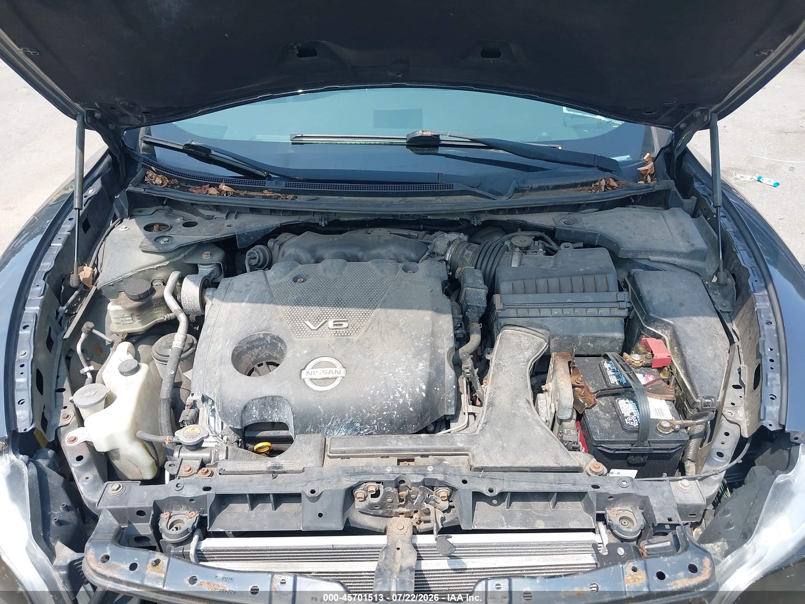 2012 Nissan Maxima 3.5 Sv Gray vin: 1N4AA5AP3CC836520