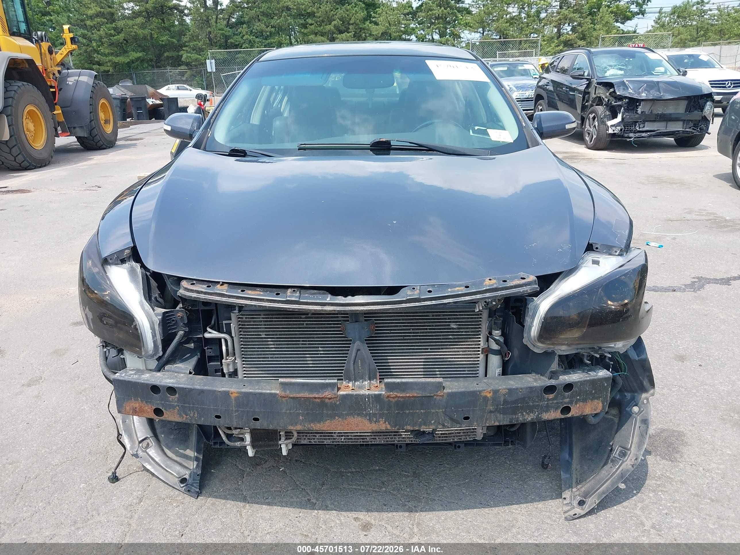 2012 Nissan Maxima 3.5 Sv Gray vin: 1N4AA5AP3CC836520