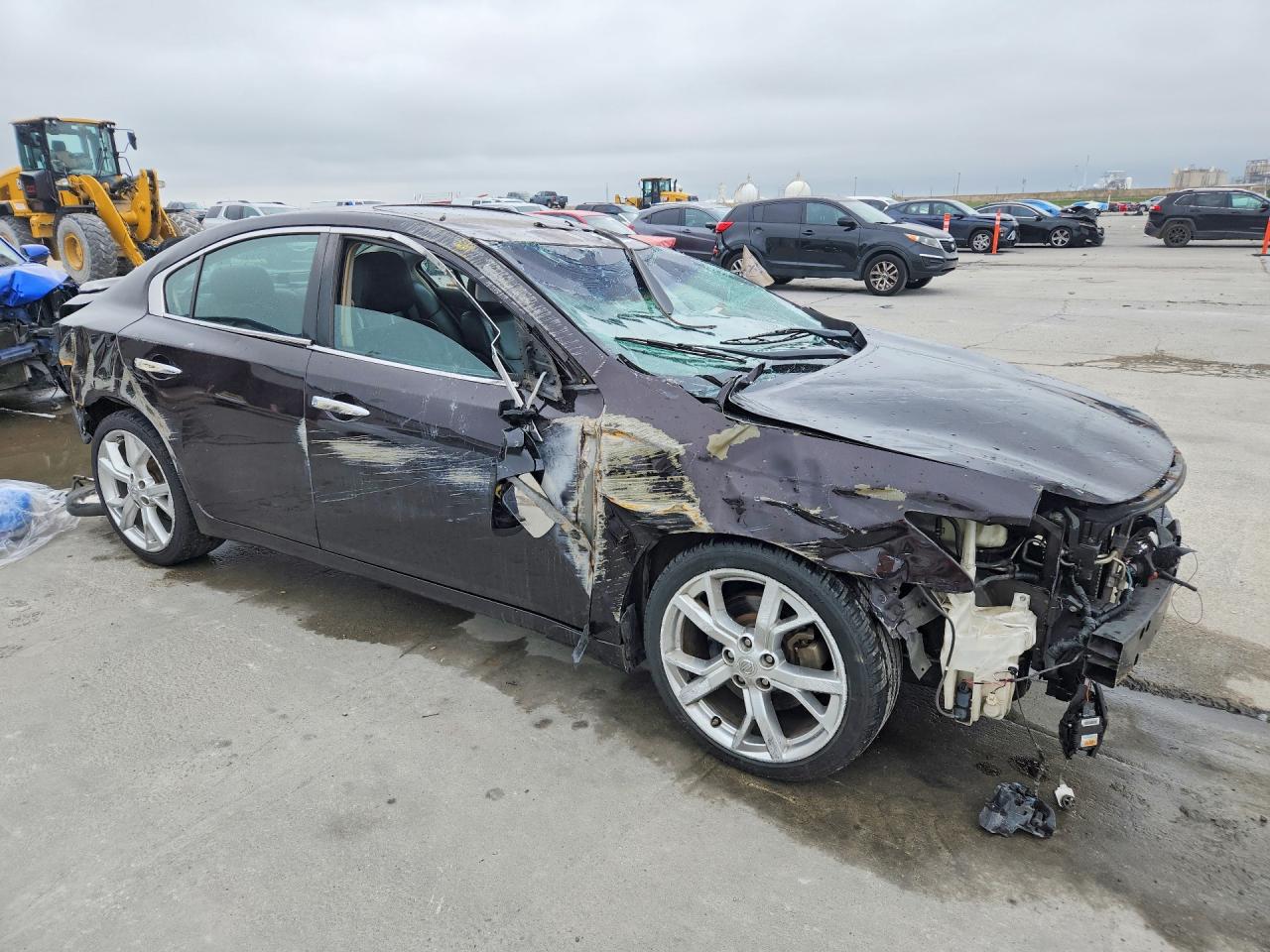 2012 Nissan Maxima 3.5 S Purple vin: 1N4AA5AP3CC849882