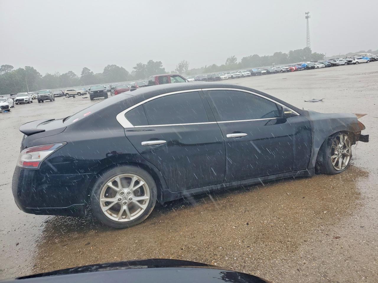 2012 Nissan Maxima 3.5 S Black vin: 1N4AA5AP3CC851017